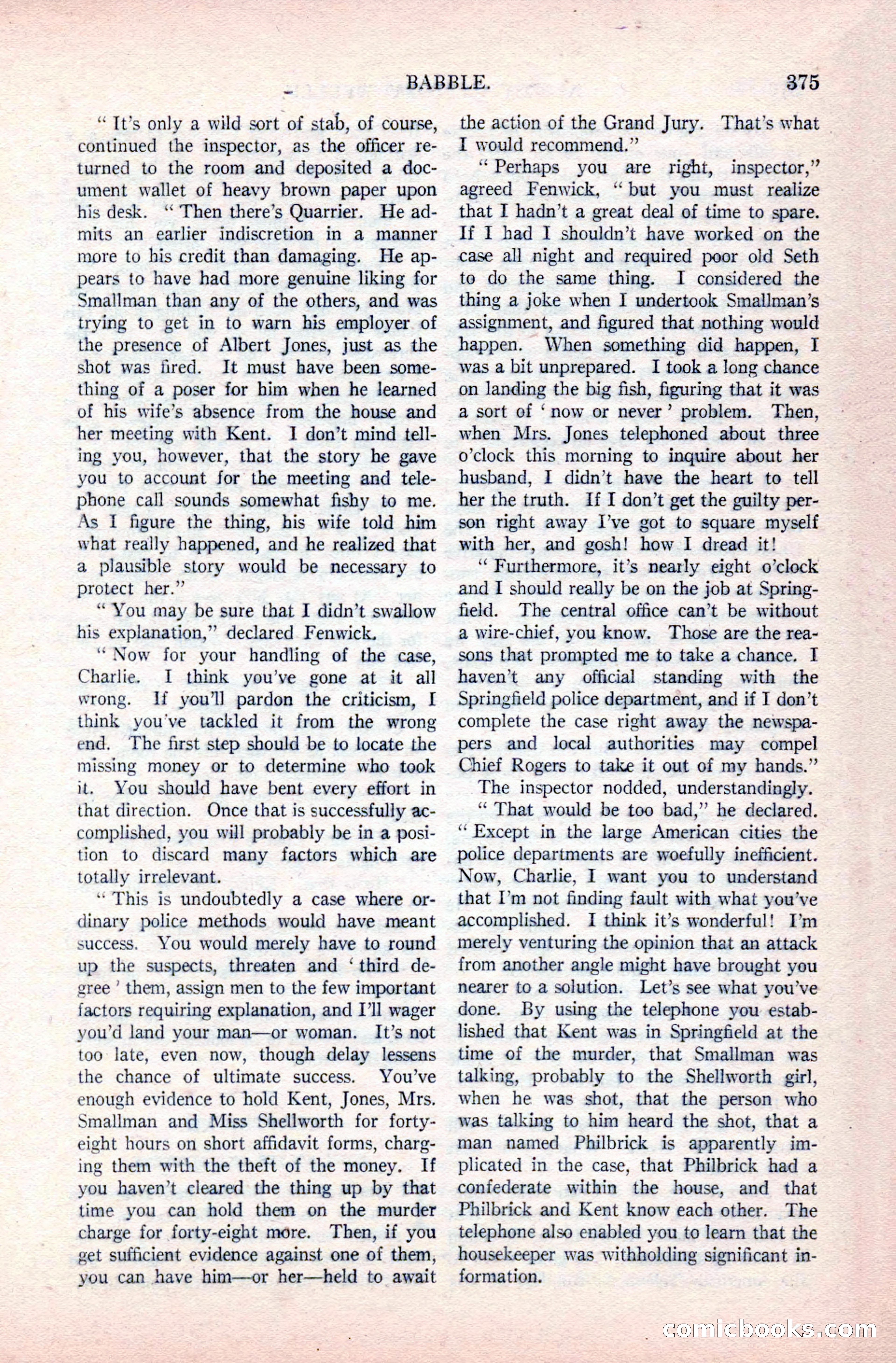 Argosy All-Story Weekly, December 20, 1924 — page 61 of 168