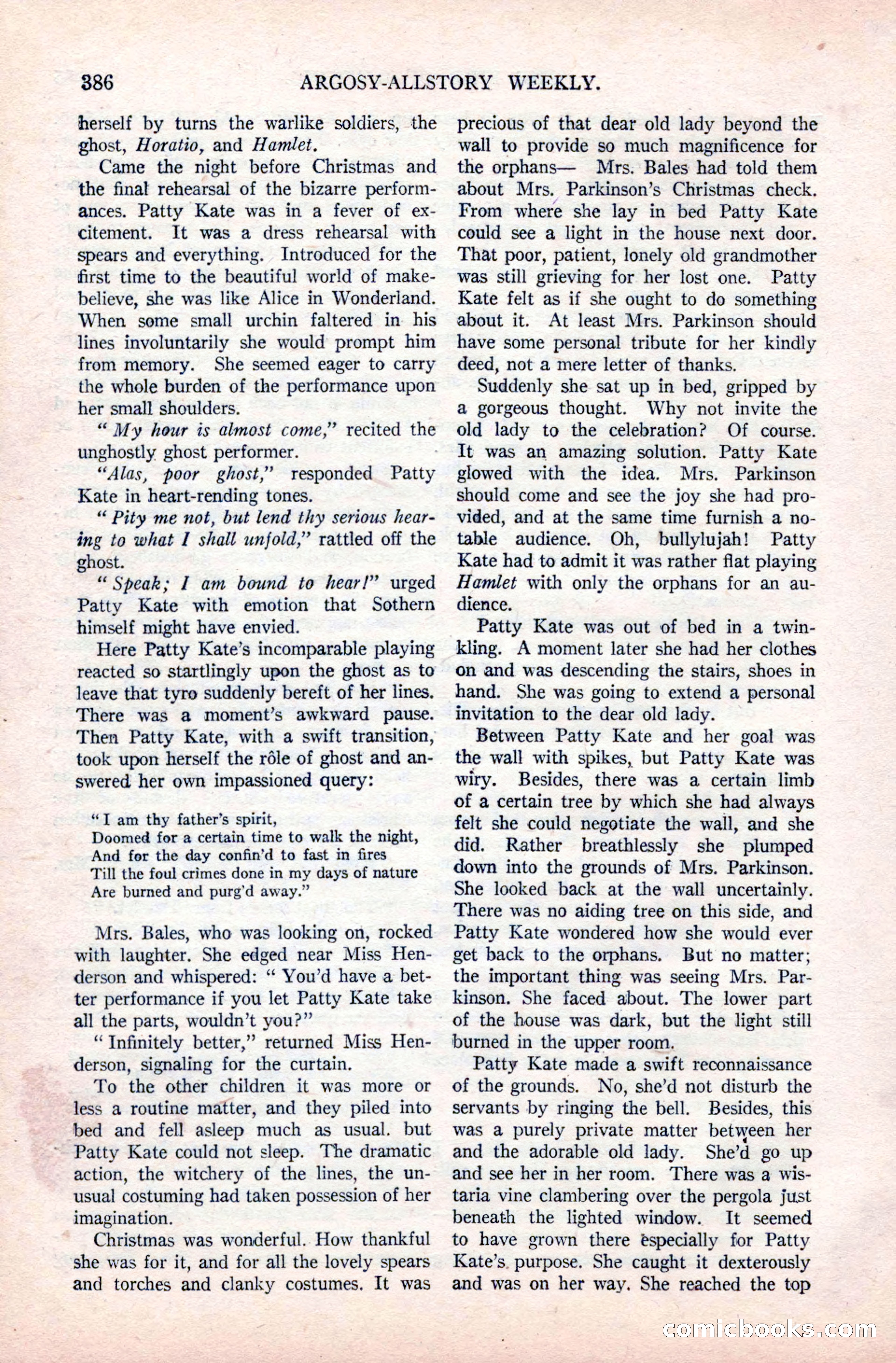 Argosy All-Story Weekly, December 20, 1924 — page 72 of 168