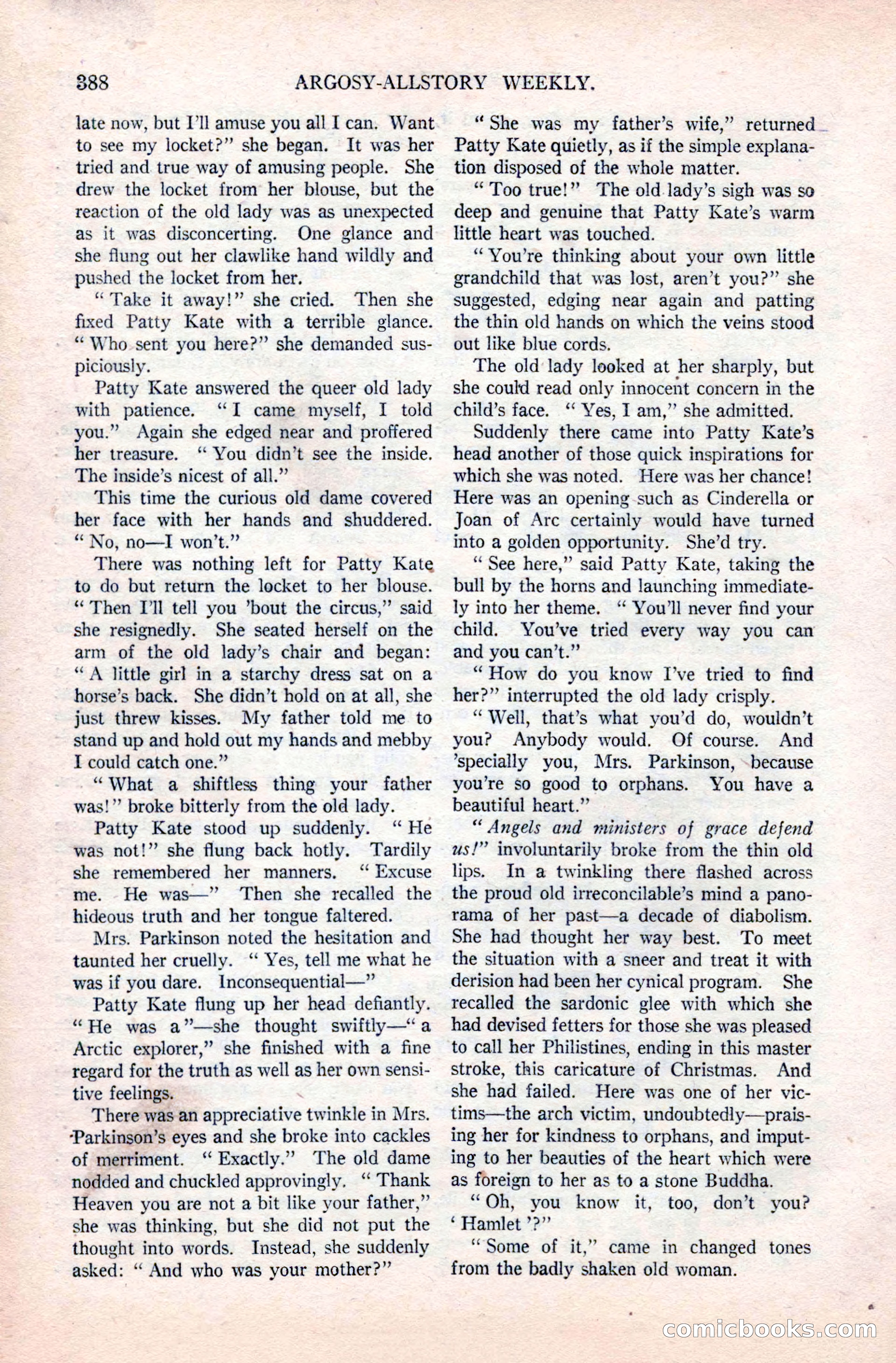 Argosy All-Story Weekly, December 20, 1924 — page 74 of 168