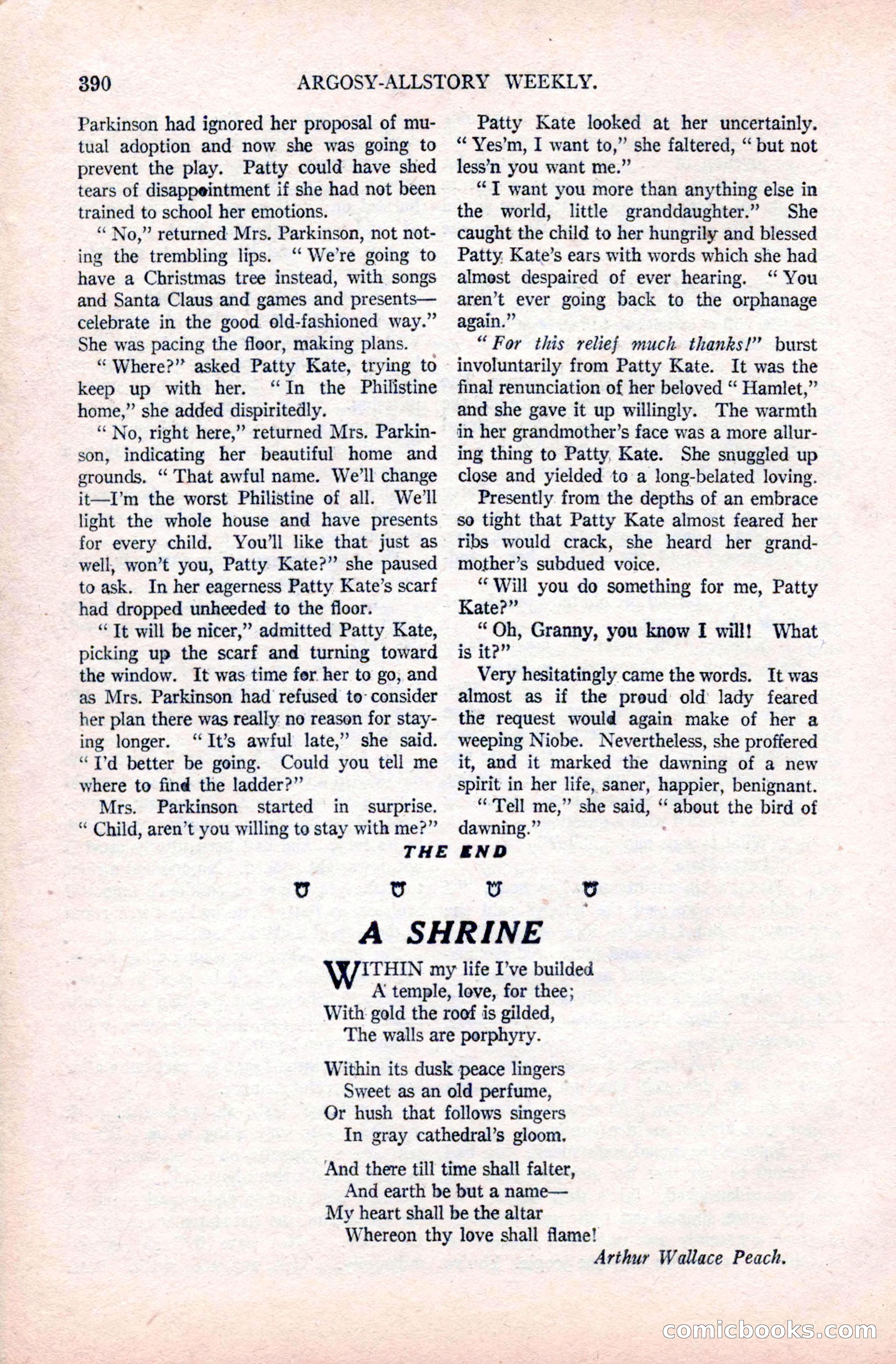 Argosy All-Story Weekly, December 20, 1924 — page 76 of 168