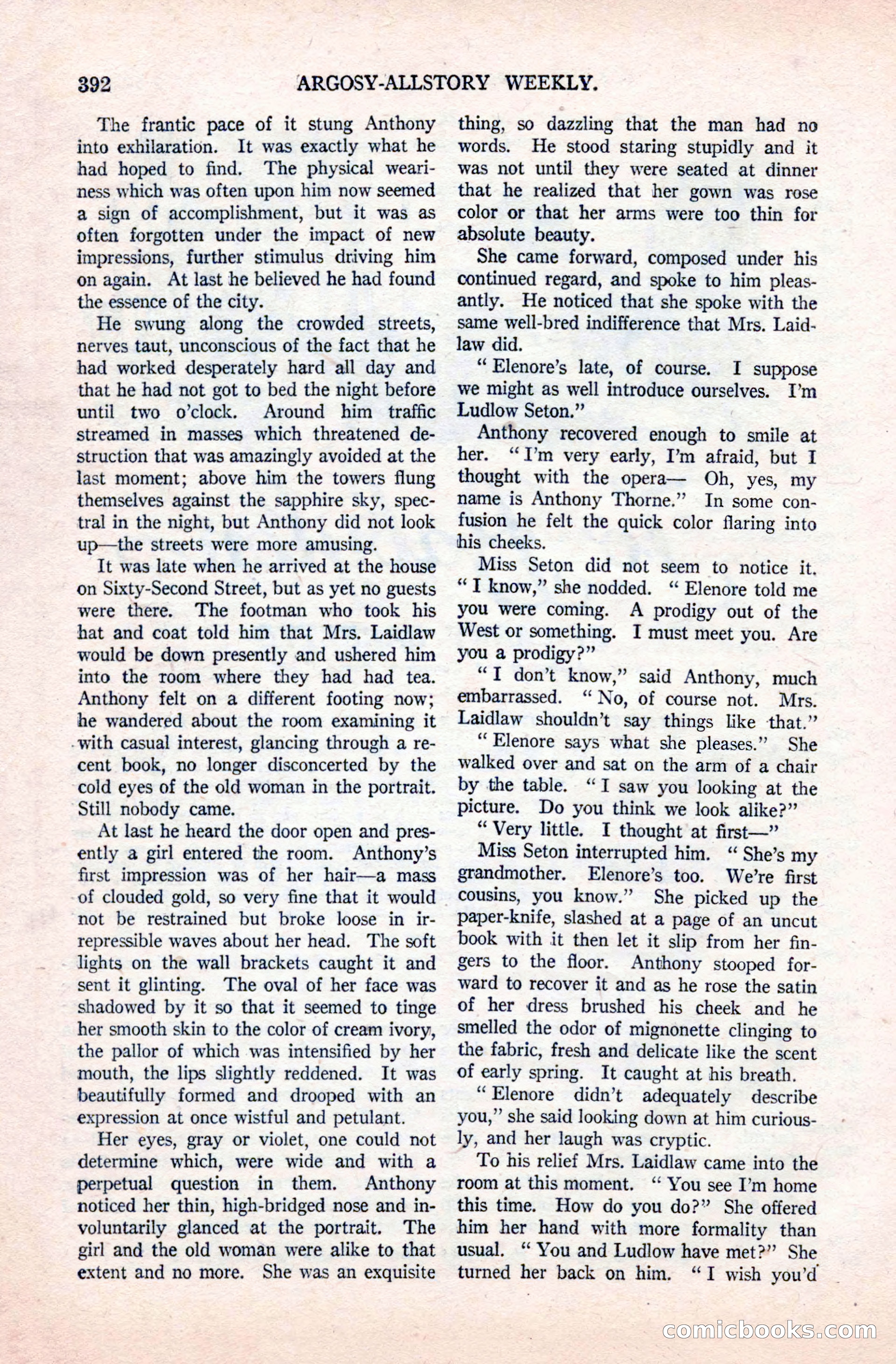 Argosy All-Story Weekly, December 20, 1924 — page 78 of 168