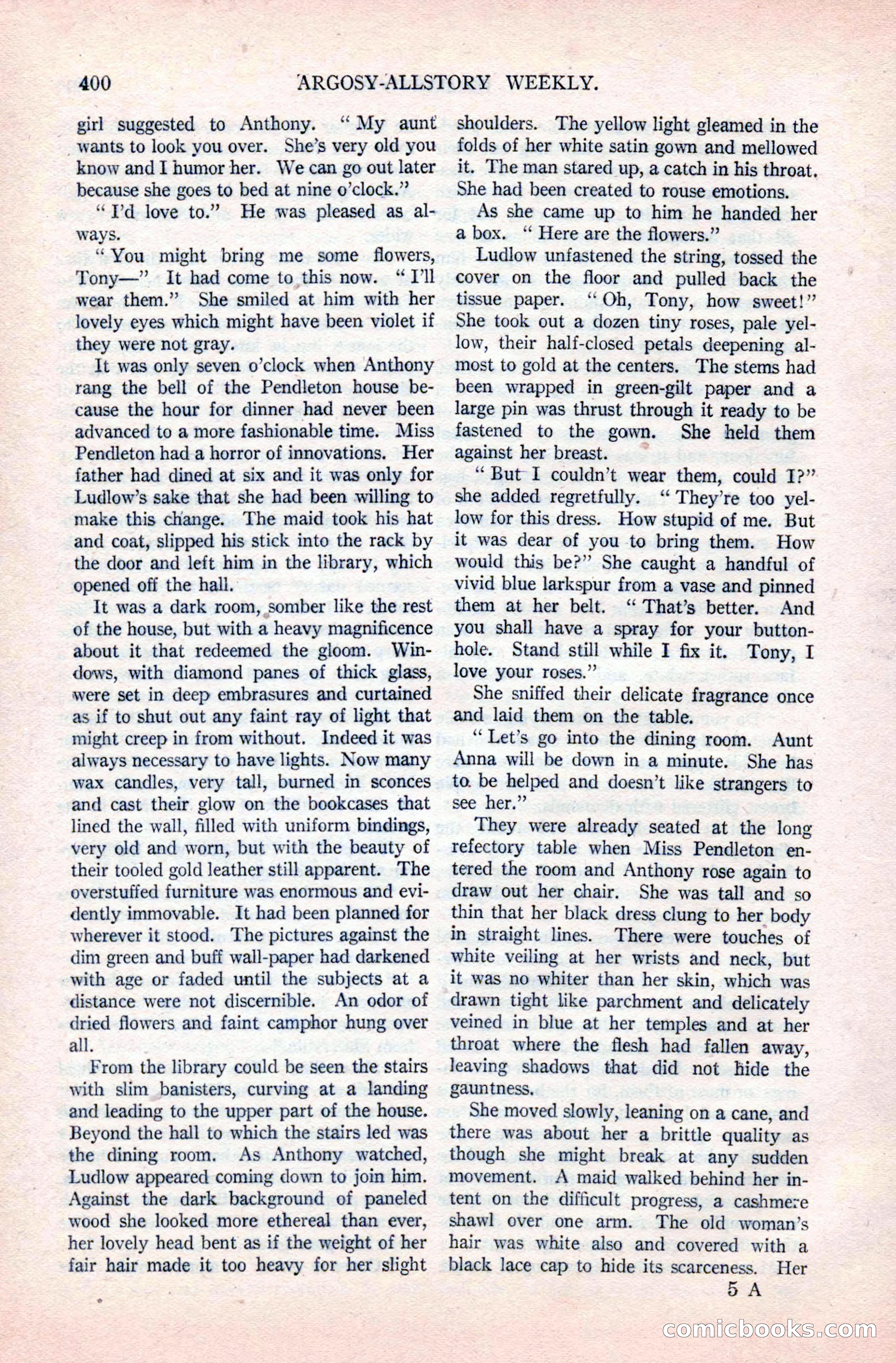Argosy All-Story Weekly, December 20, 1924 — page 86 of 168