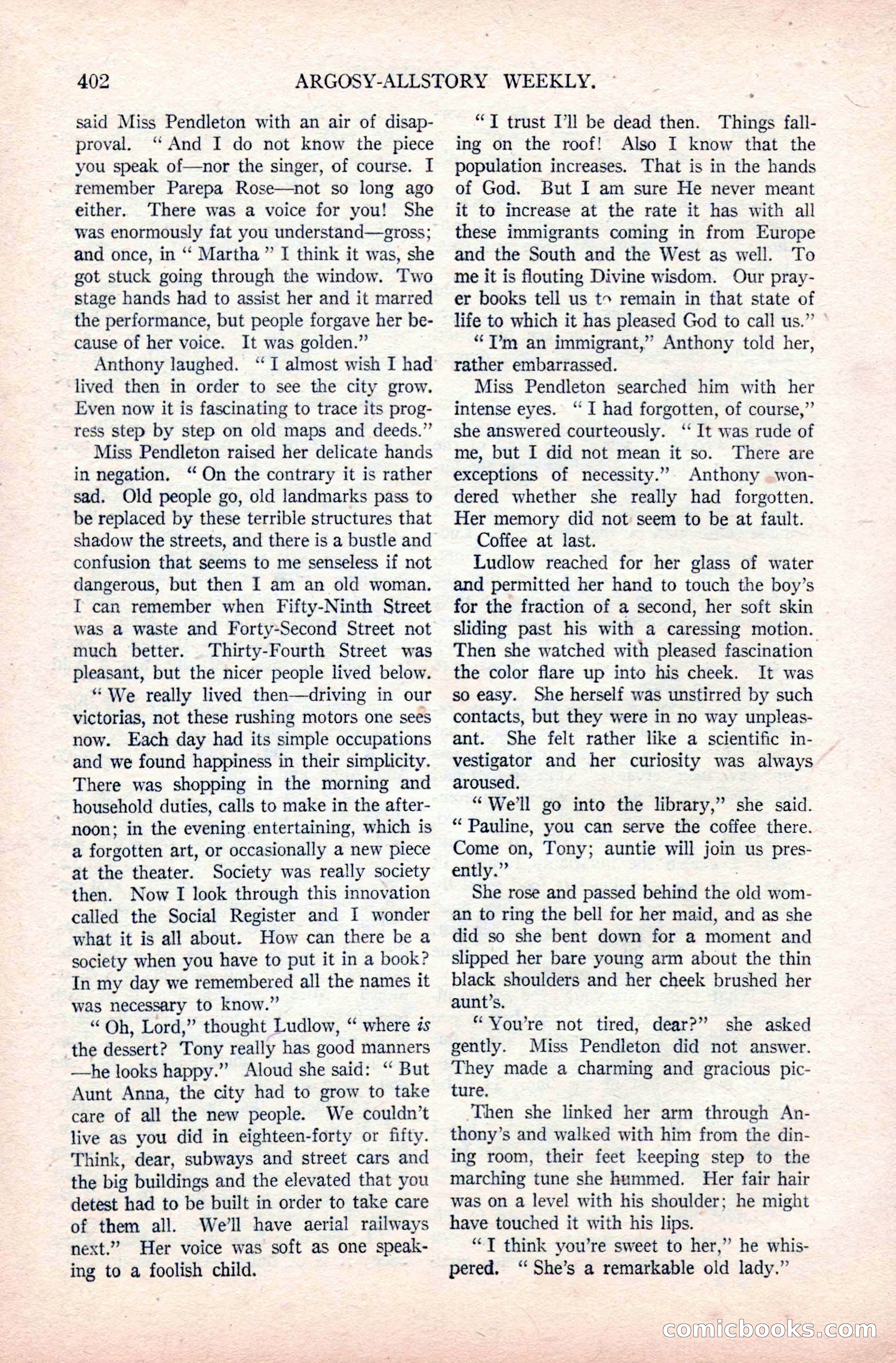 Argosy All-Story Weekly, December 20, 1924 — page 88 of 168