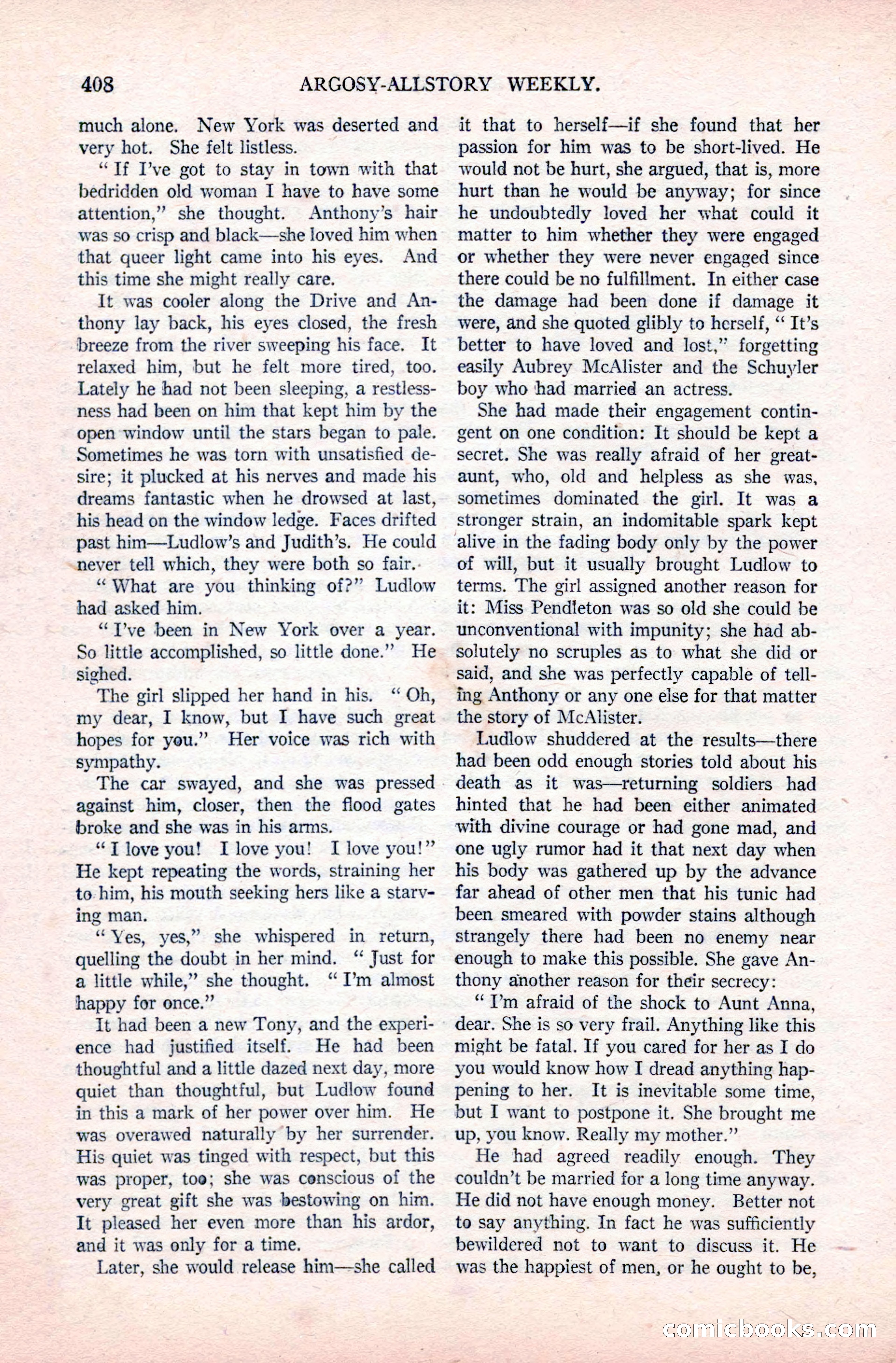 Argosy All-Story Weekly, December 20, 1924 — page 94 of 168