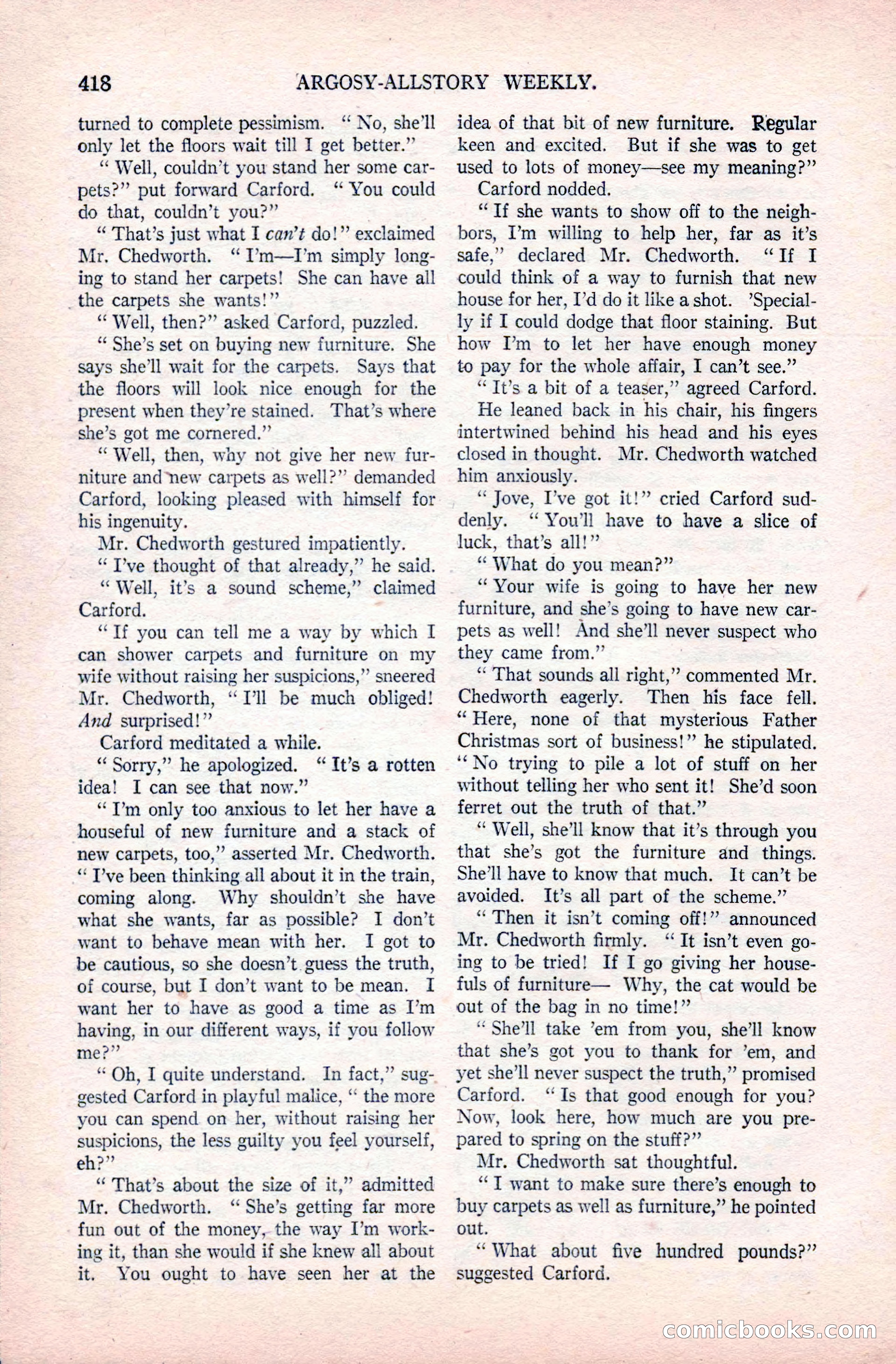 Argosy All-Story Weekly, December 20, 1924 — page 104 of 168