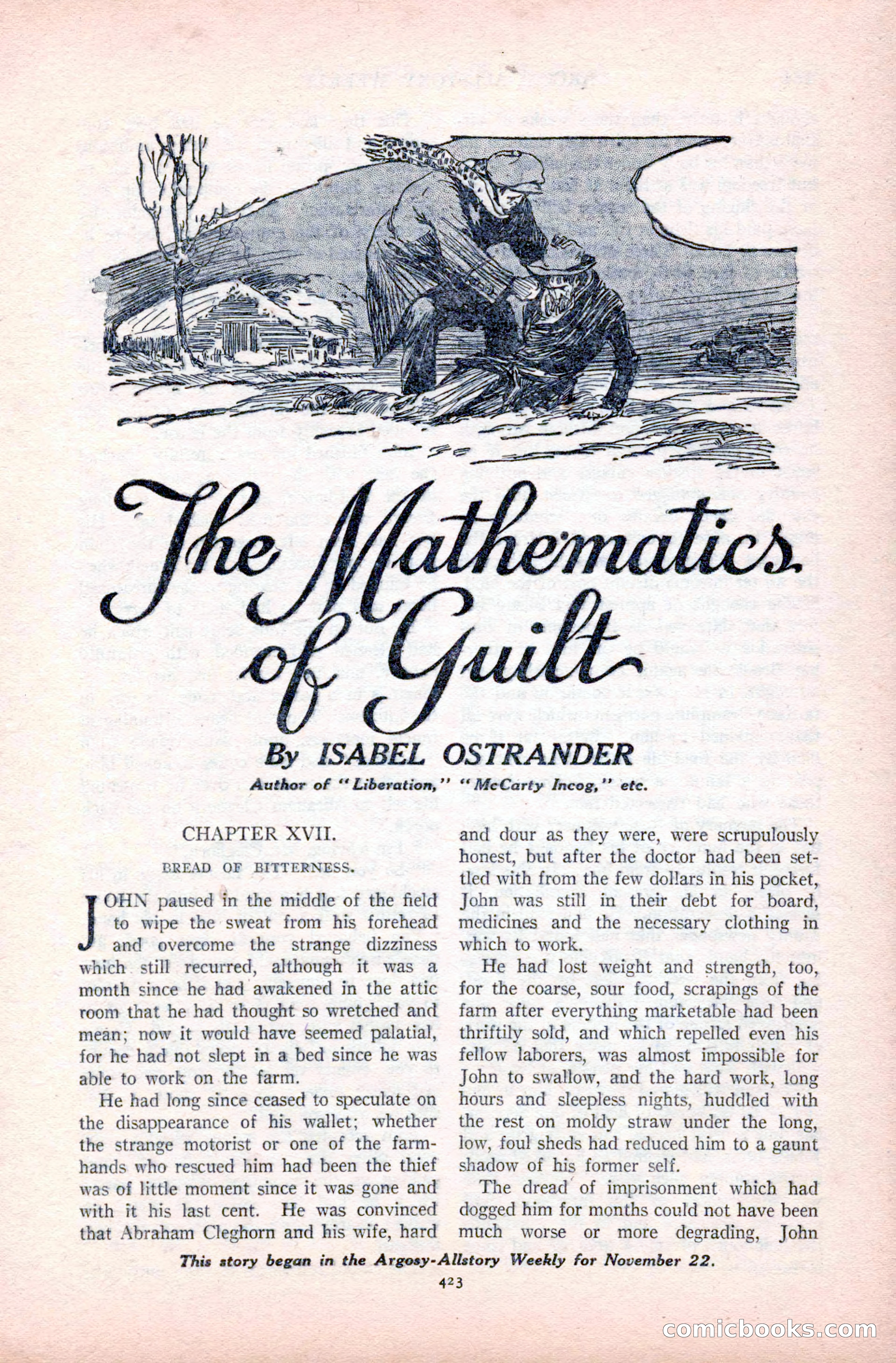 Argosy All-Story Weekly, December 20, 1924 — page 109 of 168