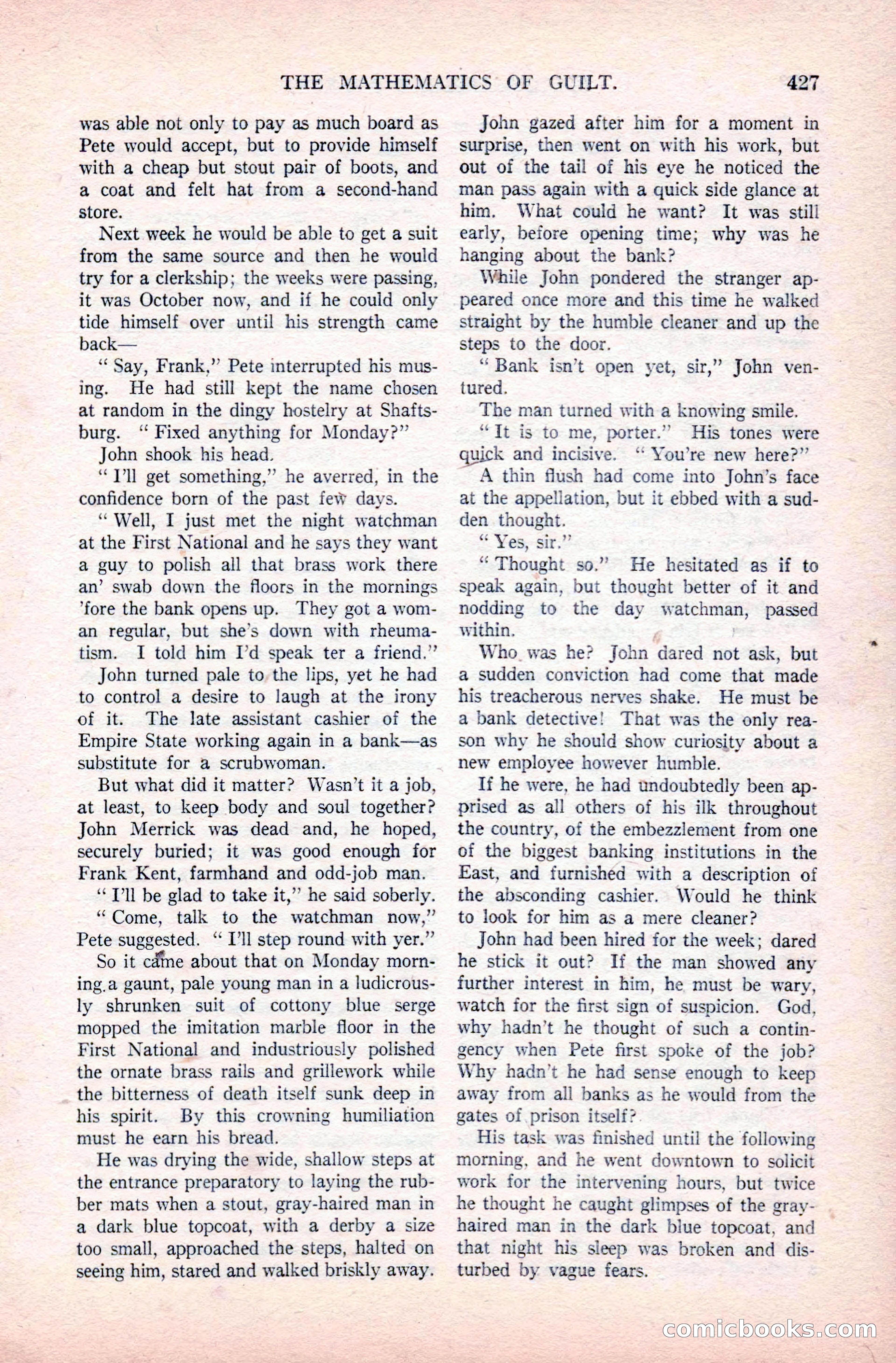Argosy All-Story Weekly, December 20, 1924 — page 113 of 168
