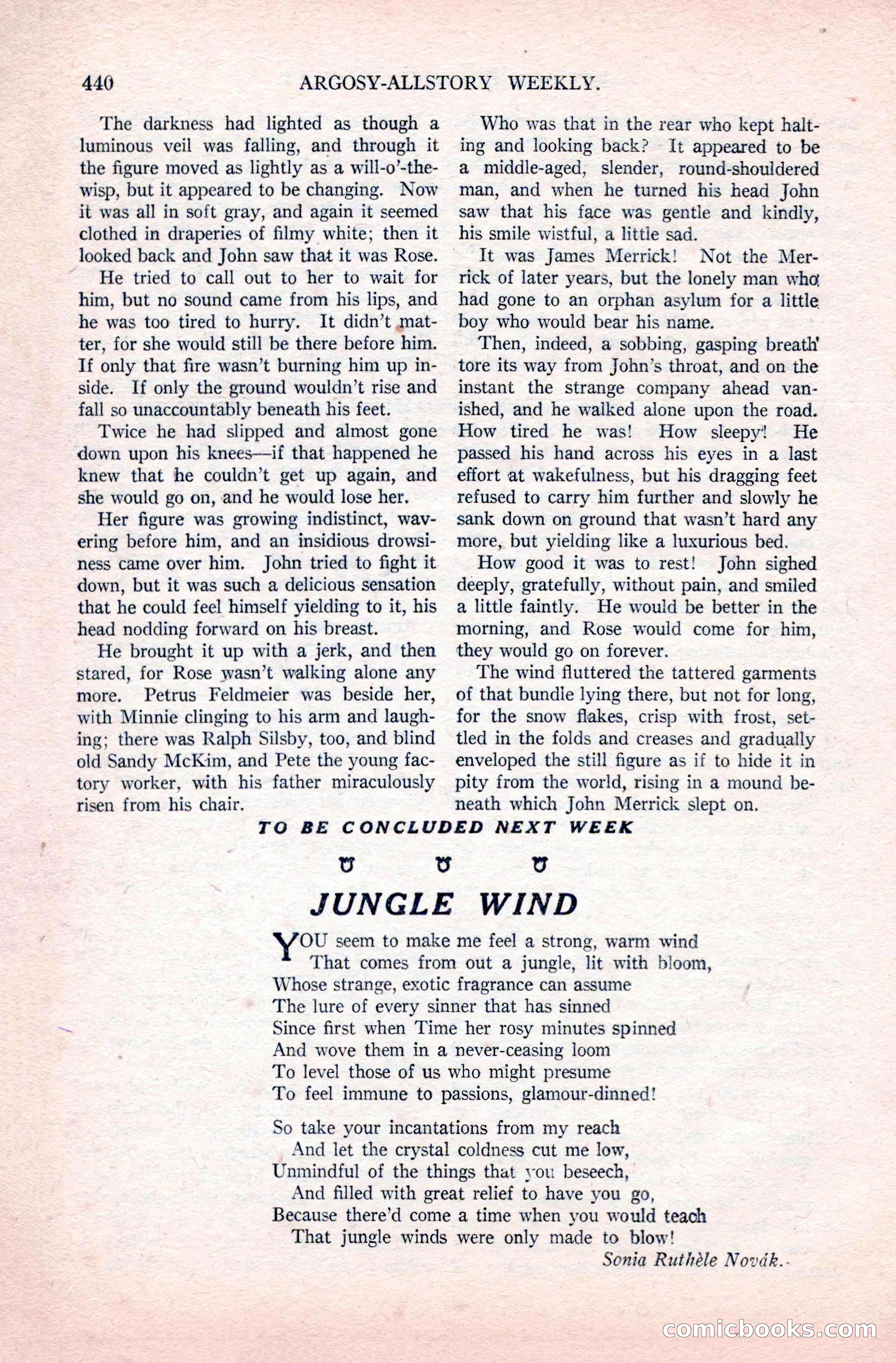 Argosy All-Story Weekly, December 20, 1924 — page 126 of 168