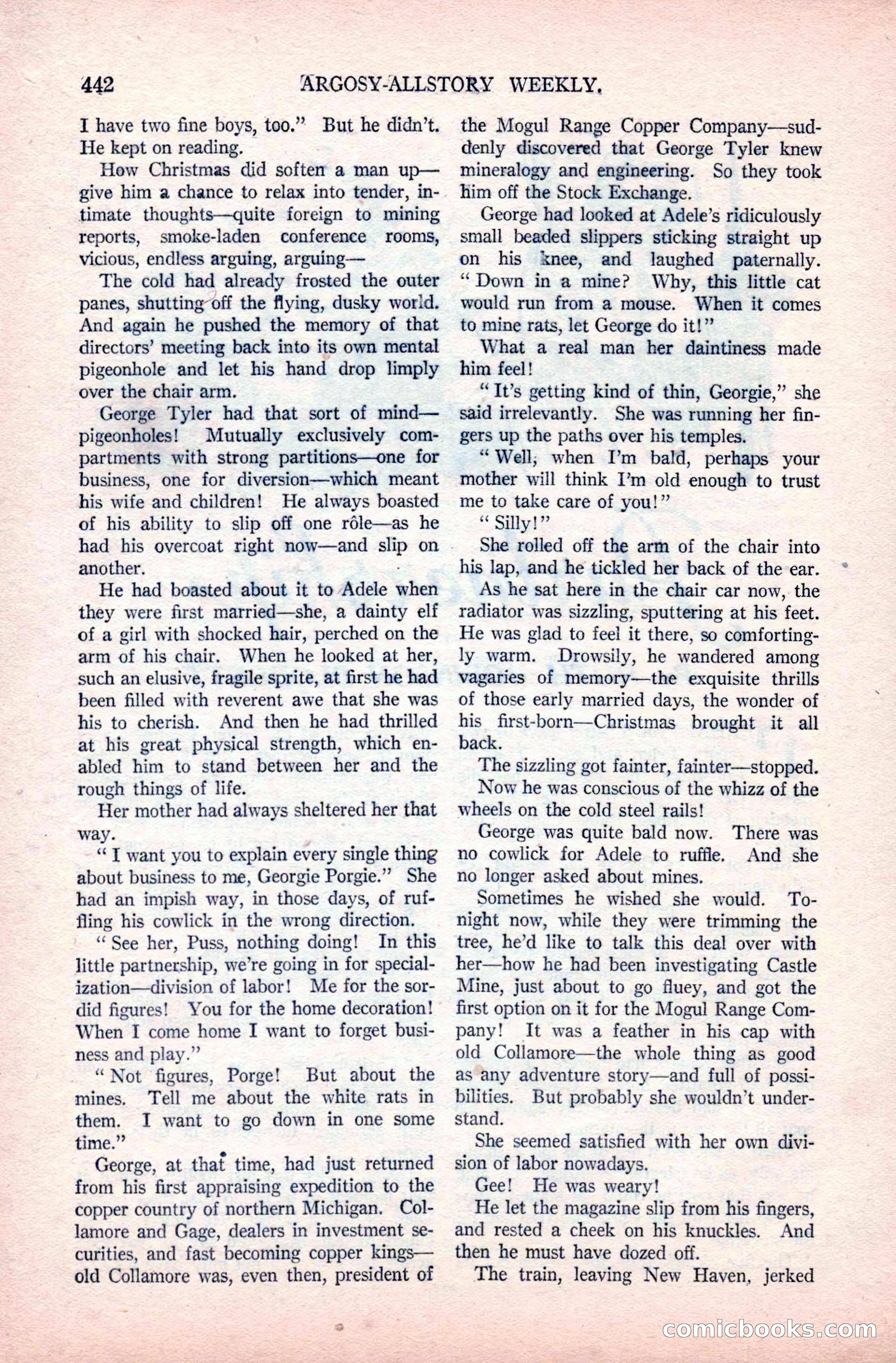 Argosy All-Story Weekly, December 20, 1924 — page 128 of 168