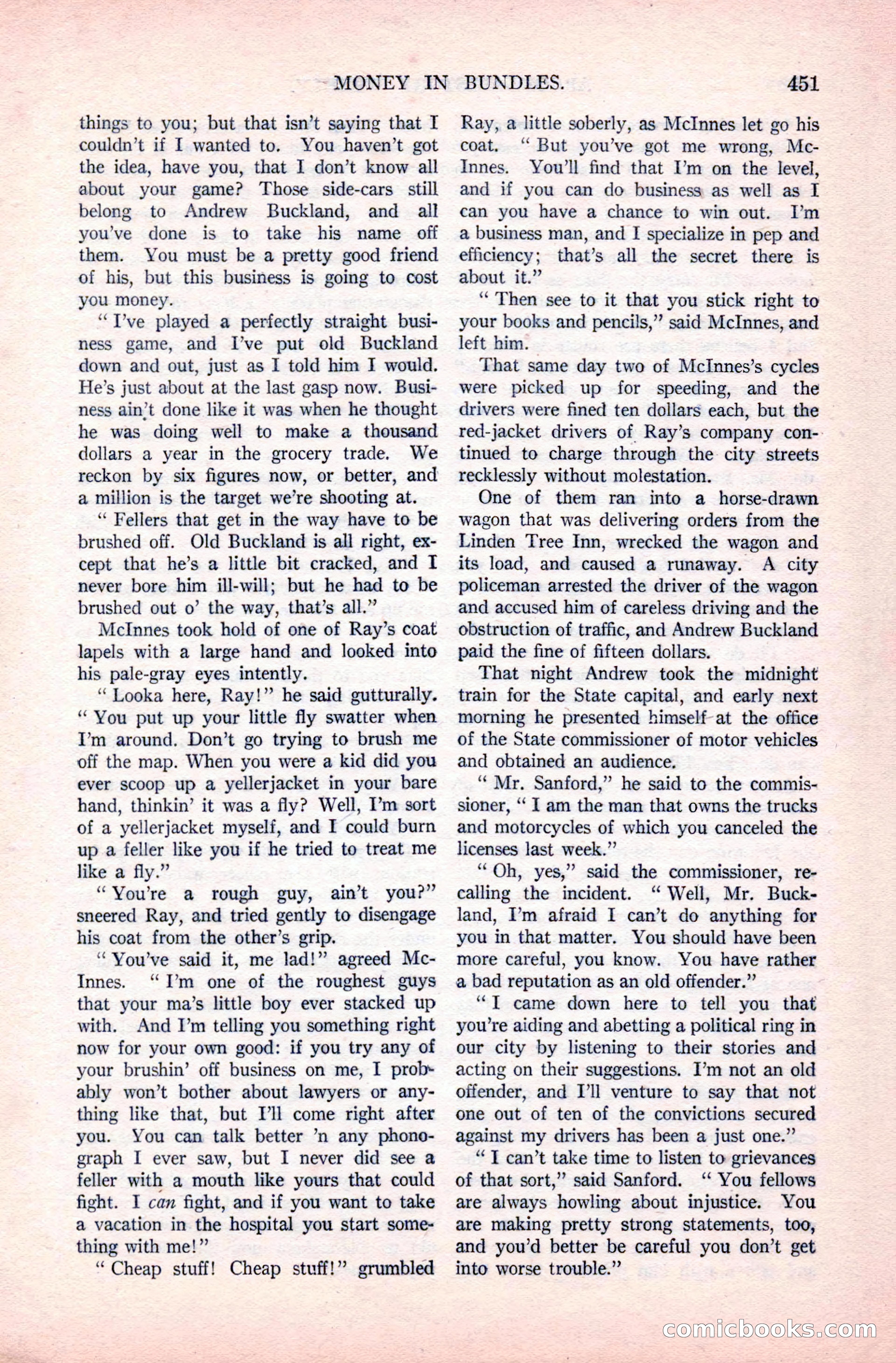 Argosy All-Story Weekly, December 20, 1924 — page 137 of 168