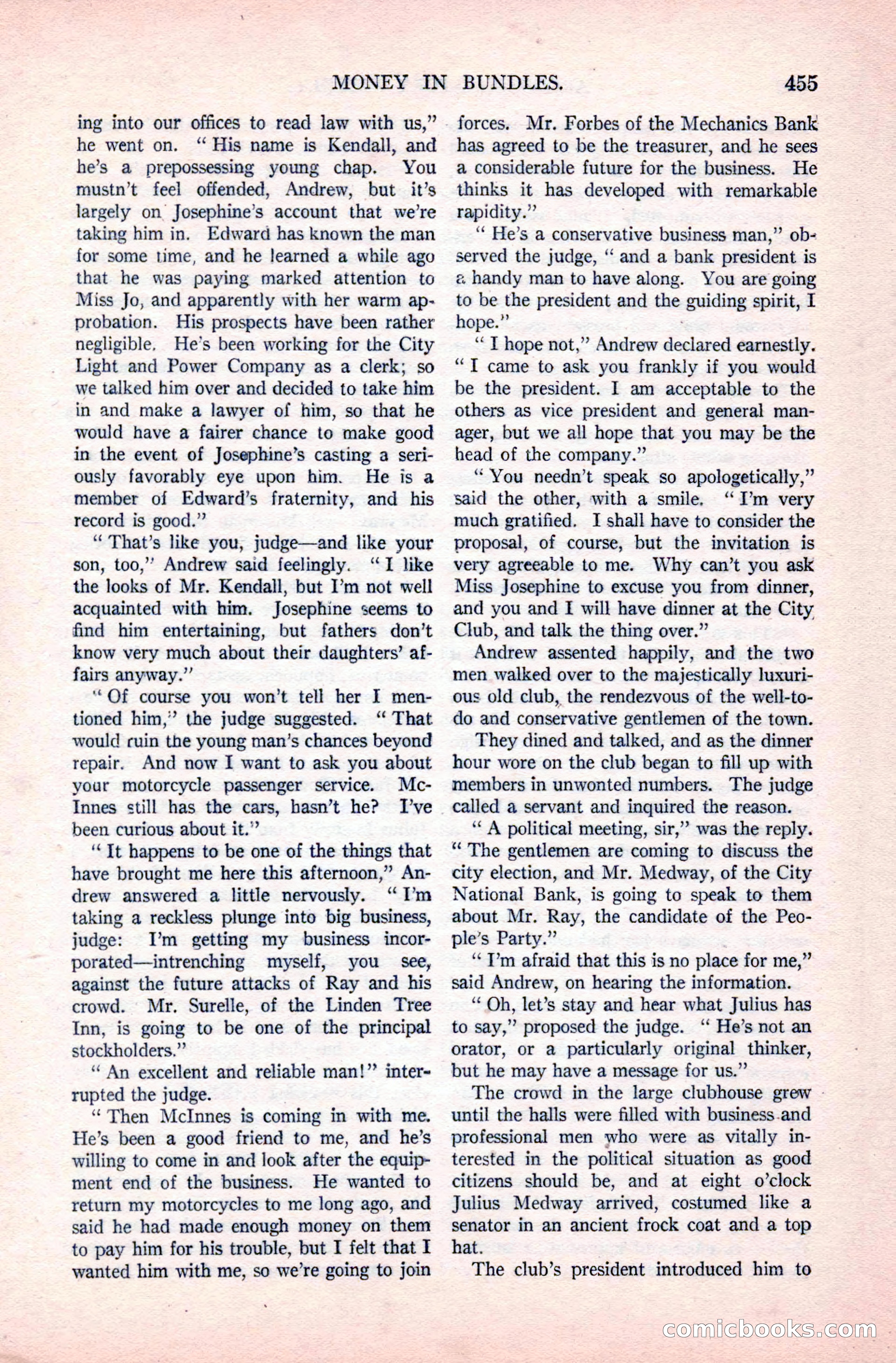 Argosy All-Story Weekly, December 20, 1924 — page 141 of 168