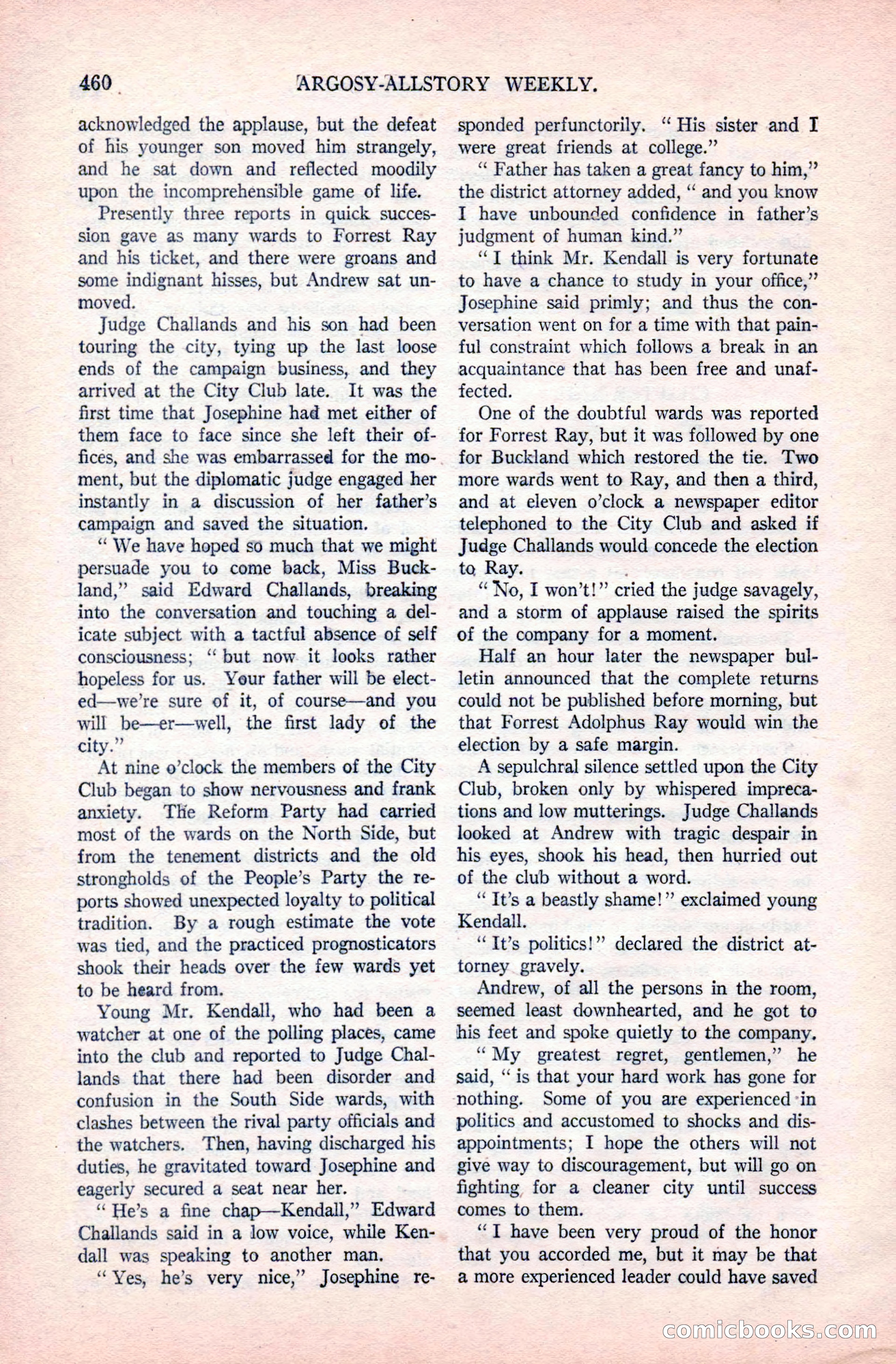 Argosy All-Story Weekly, December 20, 1924 — page 146 of 168