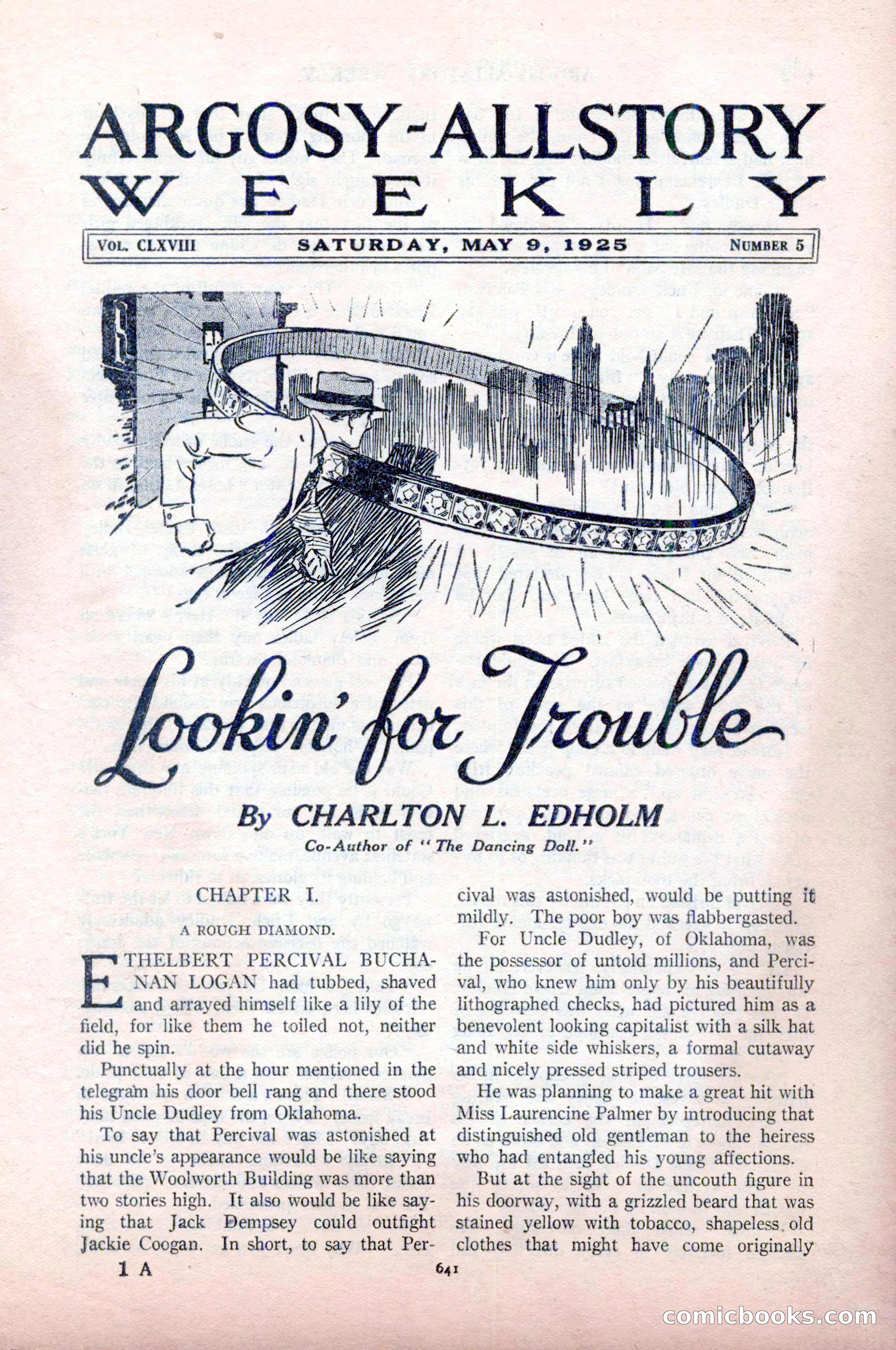 Argosy All-Story Weekly, May 9, 1925 — page 11 of 176