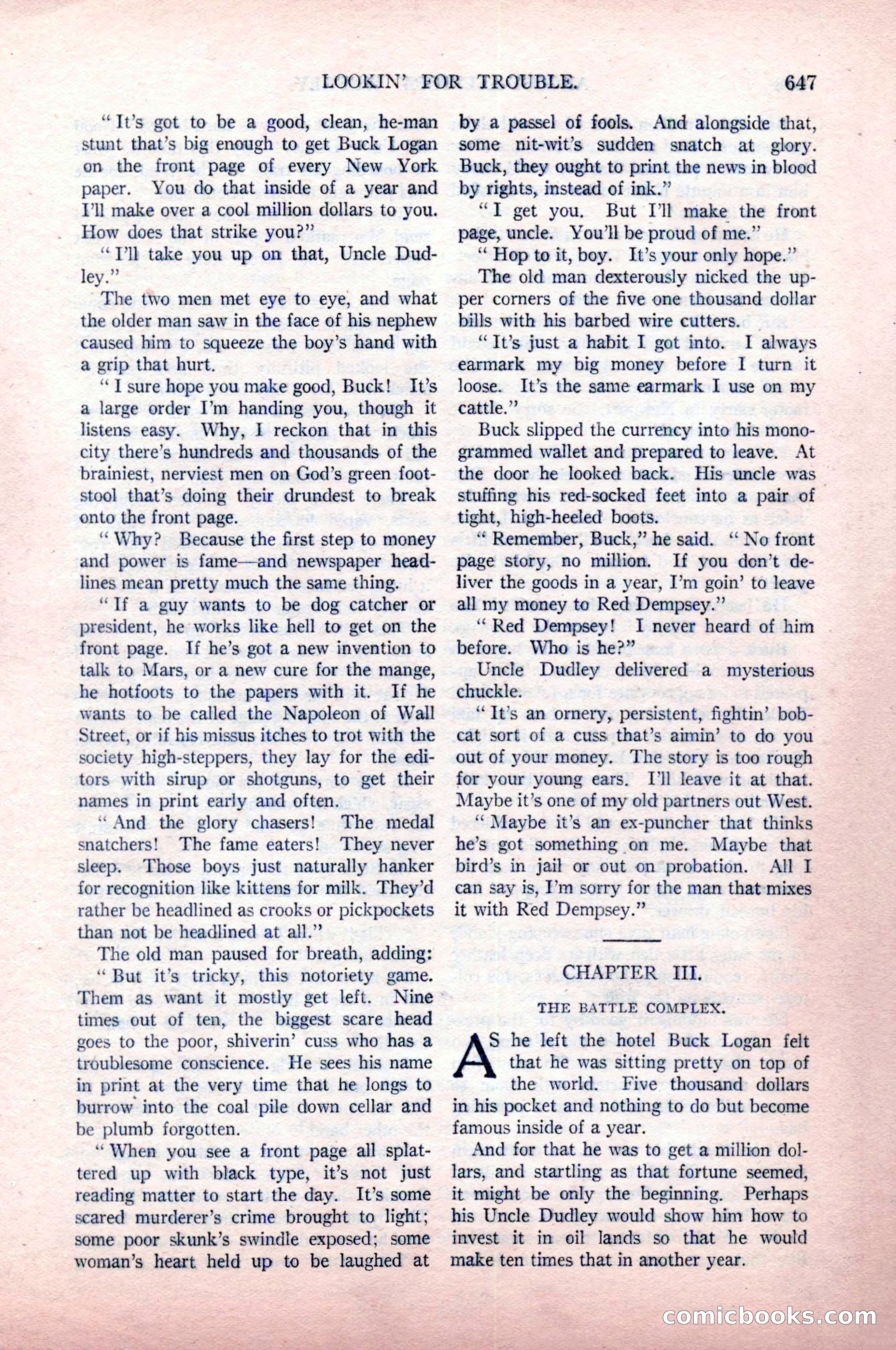 Argosy All-Story Weekly, May 9, 1925 — page 17 of 176