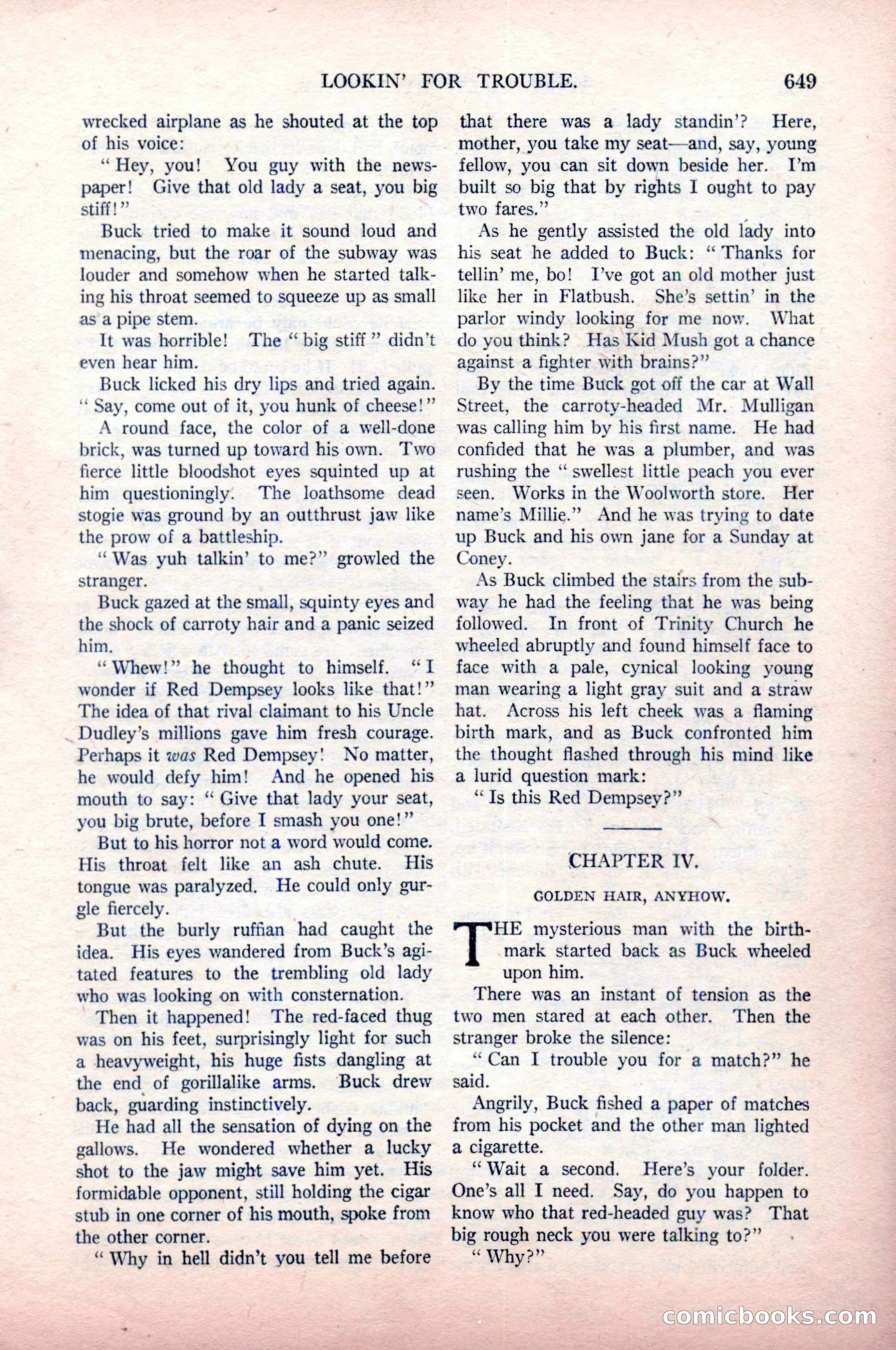 Argosy All-Story Weekly, May 9, 1925 — page 19 of 176