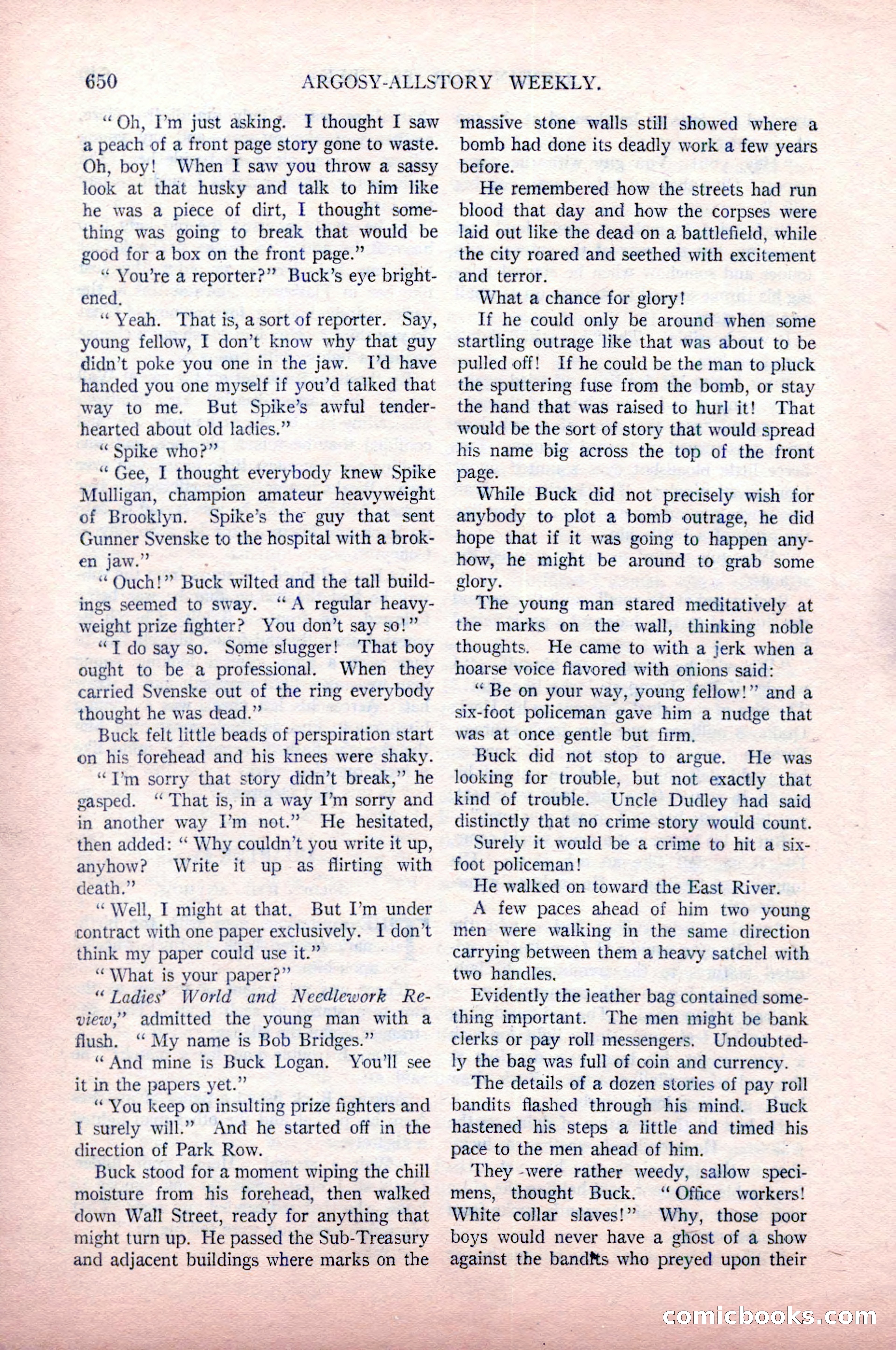 Argosy All-Story Weekly, May 9, 1925 — page 20 of 176