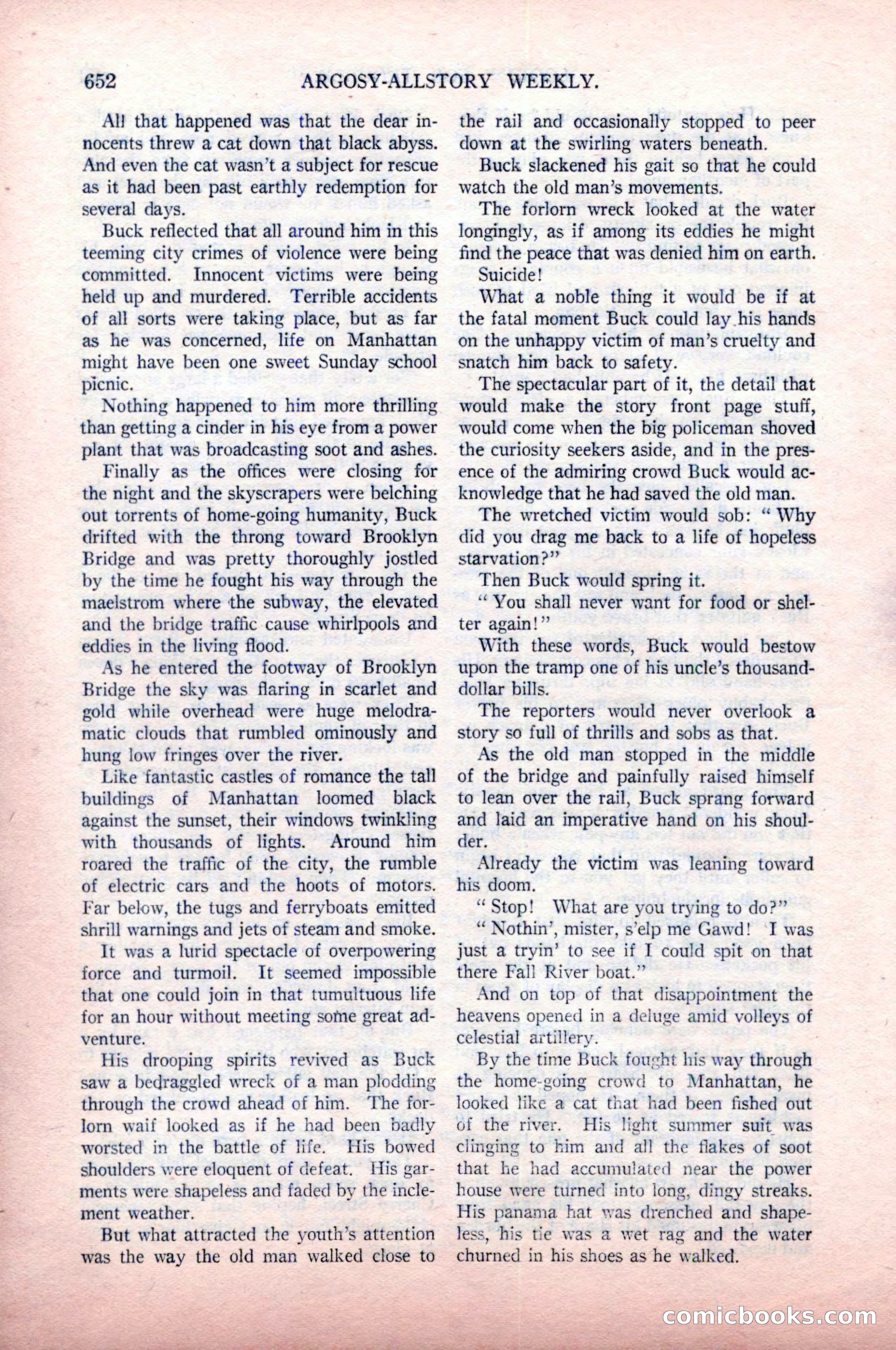 Argosy All-Story Weekly, May 9, 1925 — page 22 of 176