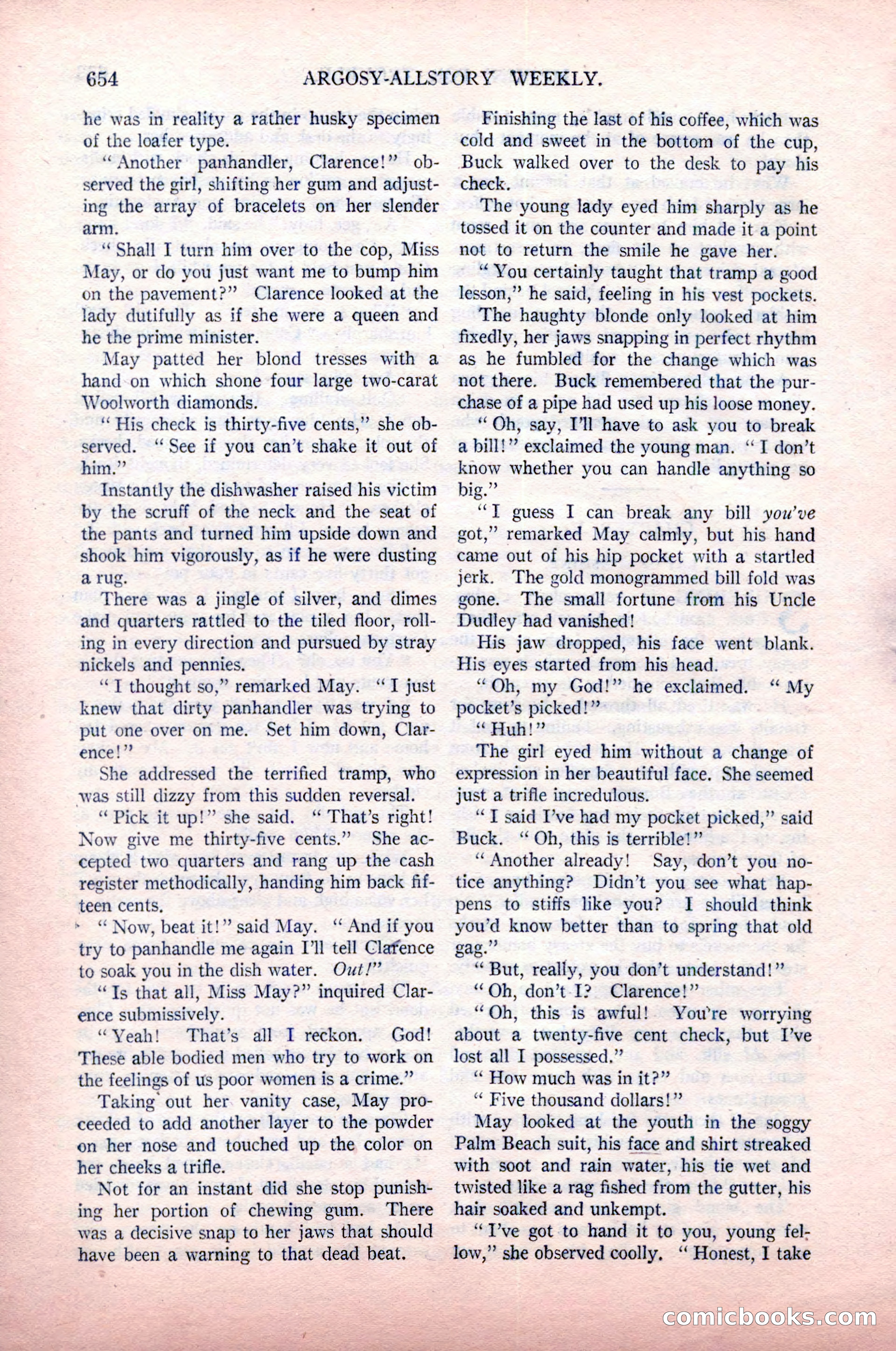 Argosy All-Story Weekly, May 9, 1925 — page 24 of 176