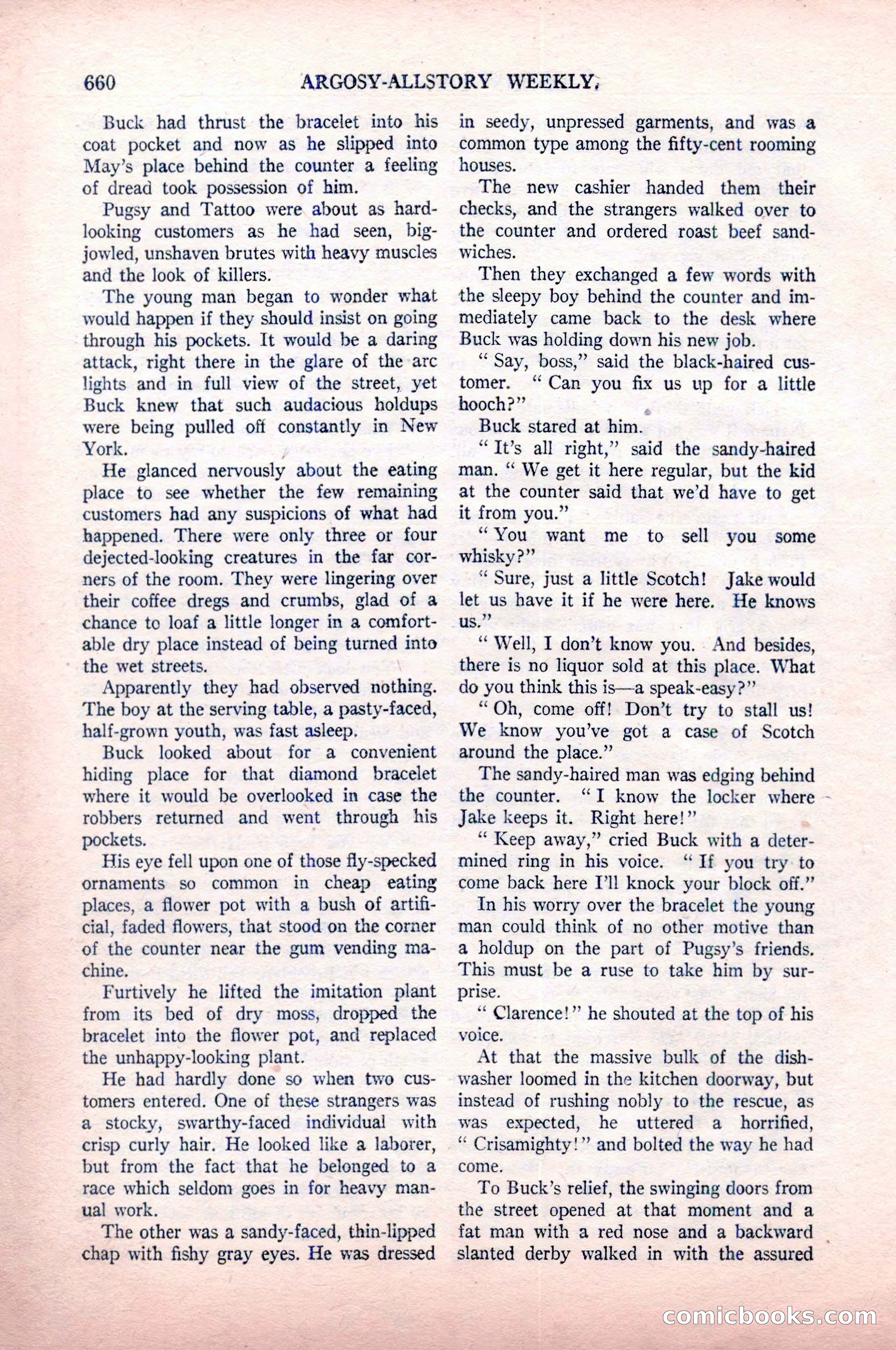 Argosy All-Story Weekly, May 9, 1925 — page 30 of 176