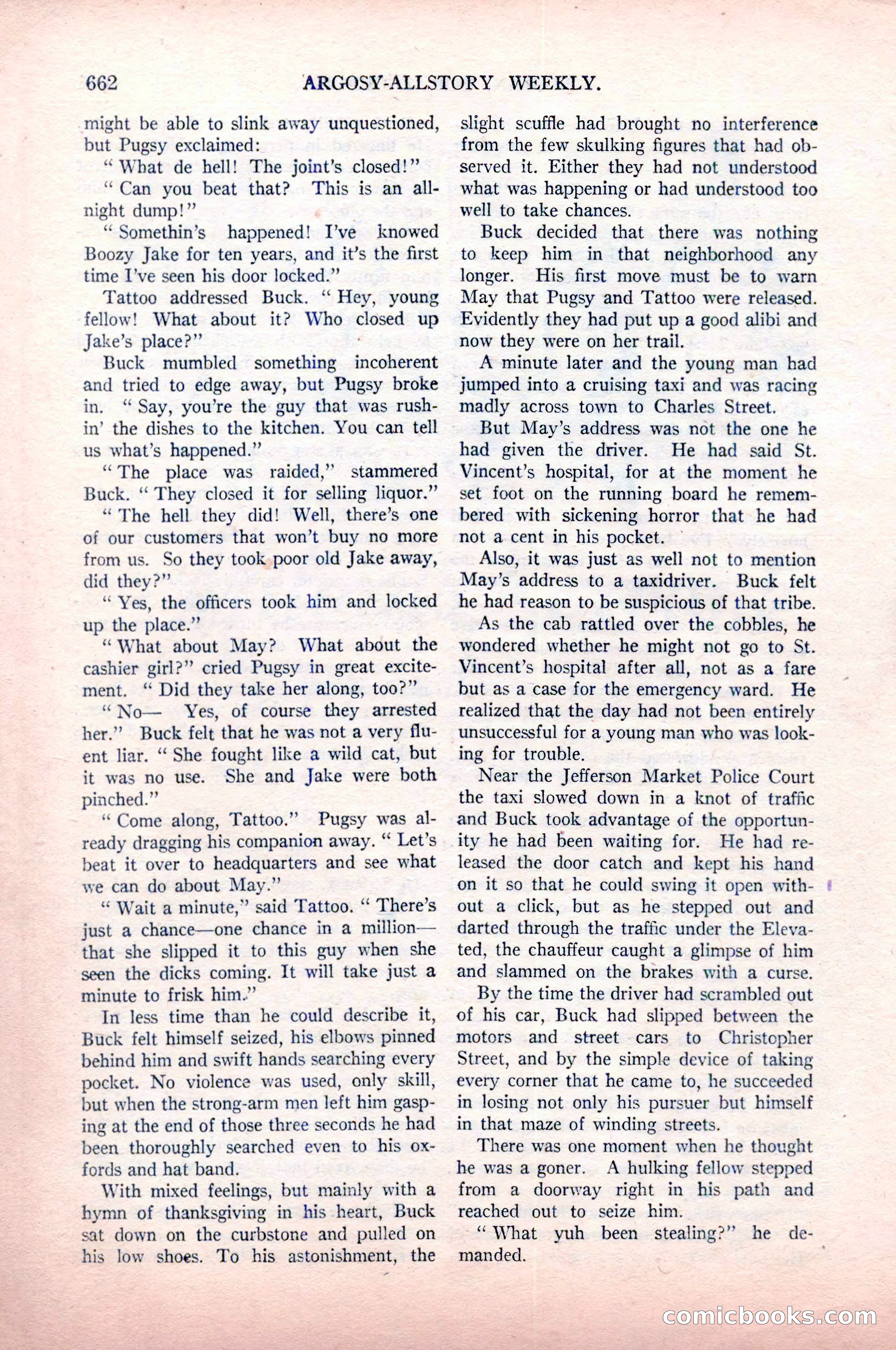 Argosy All-Story Weekly, May 9, 1925 — page 32 of 176