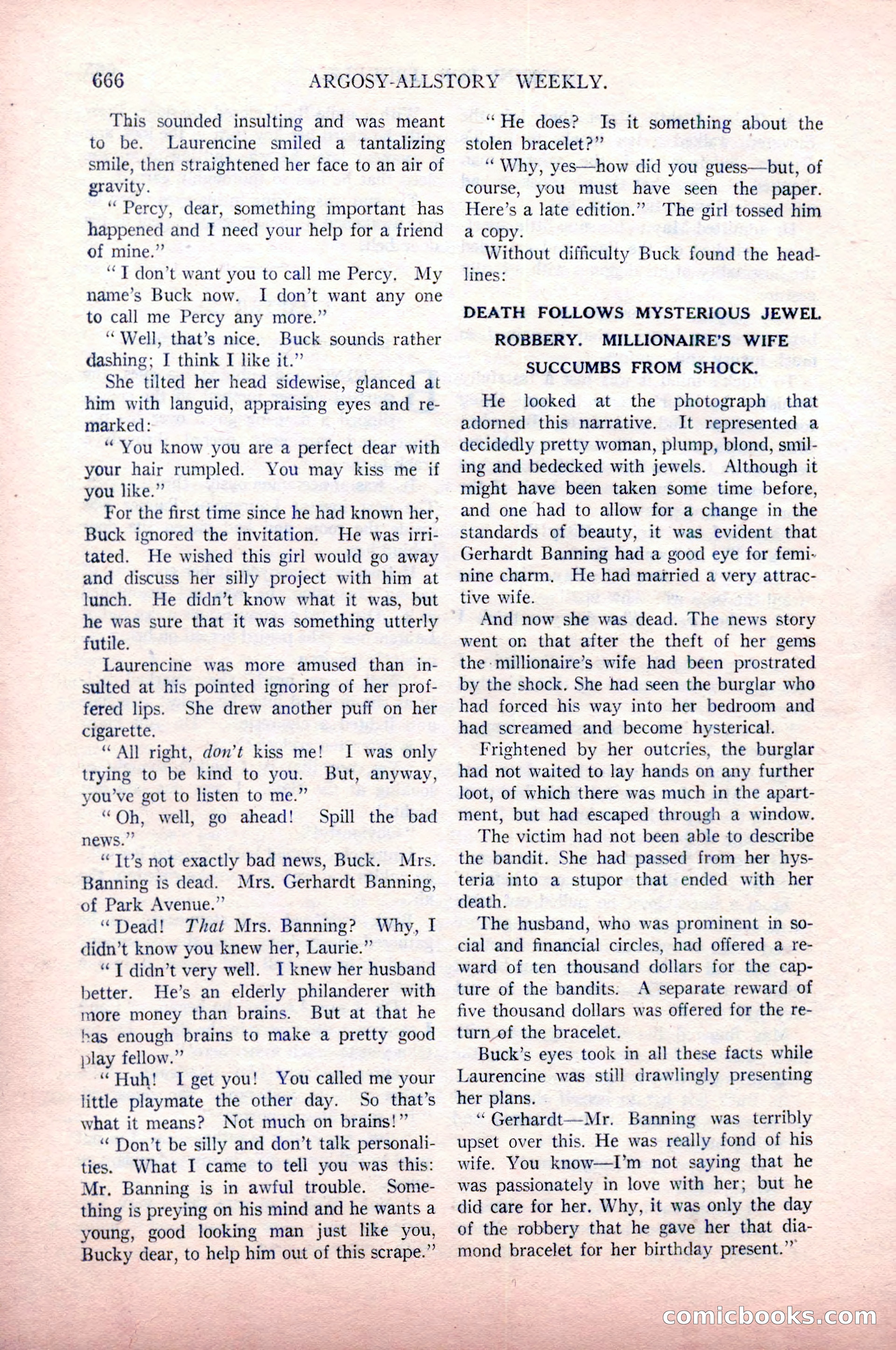 Argosy All-Story Weekly, May 9, 1925 — page 36 of 176