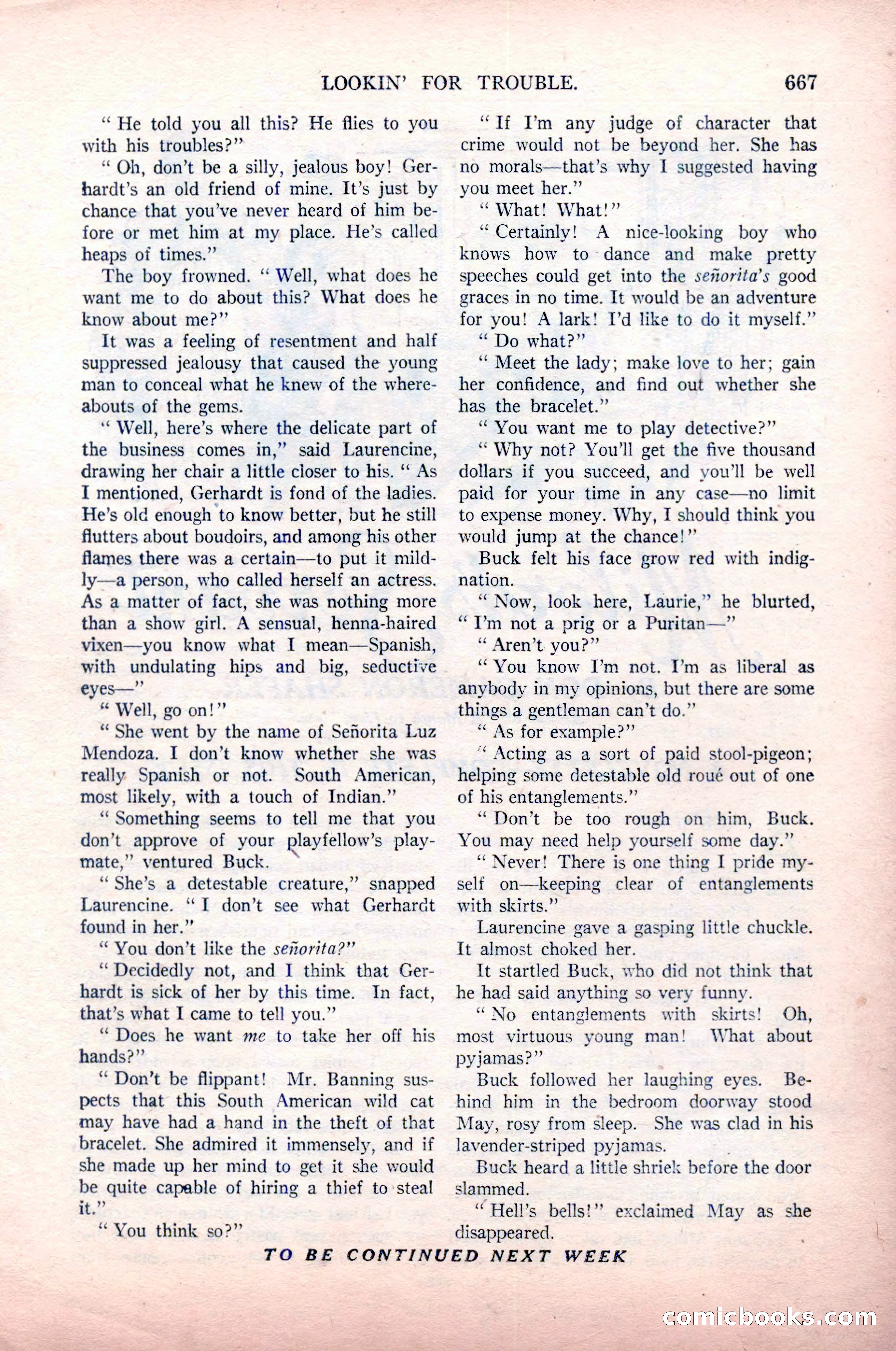 Argosy All-Story Weekly, May 9, 1925 — page 37 of 176
