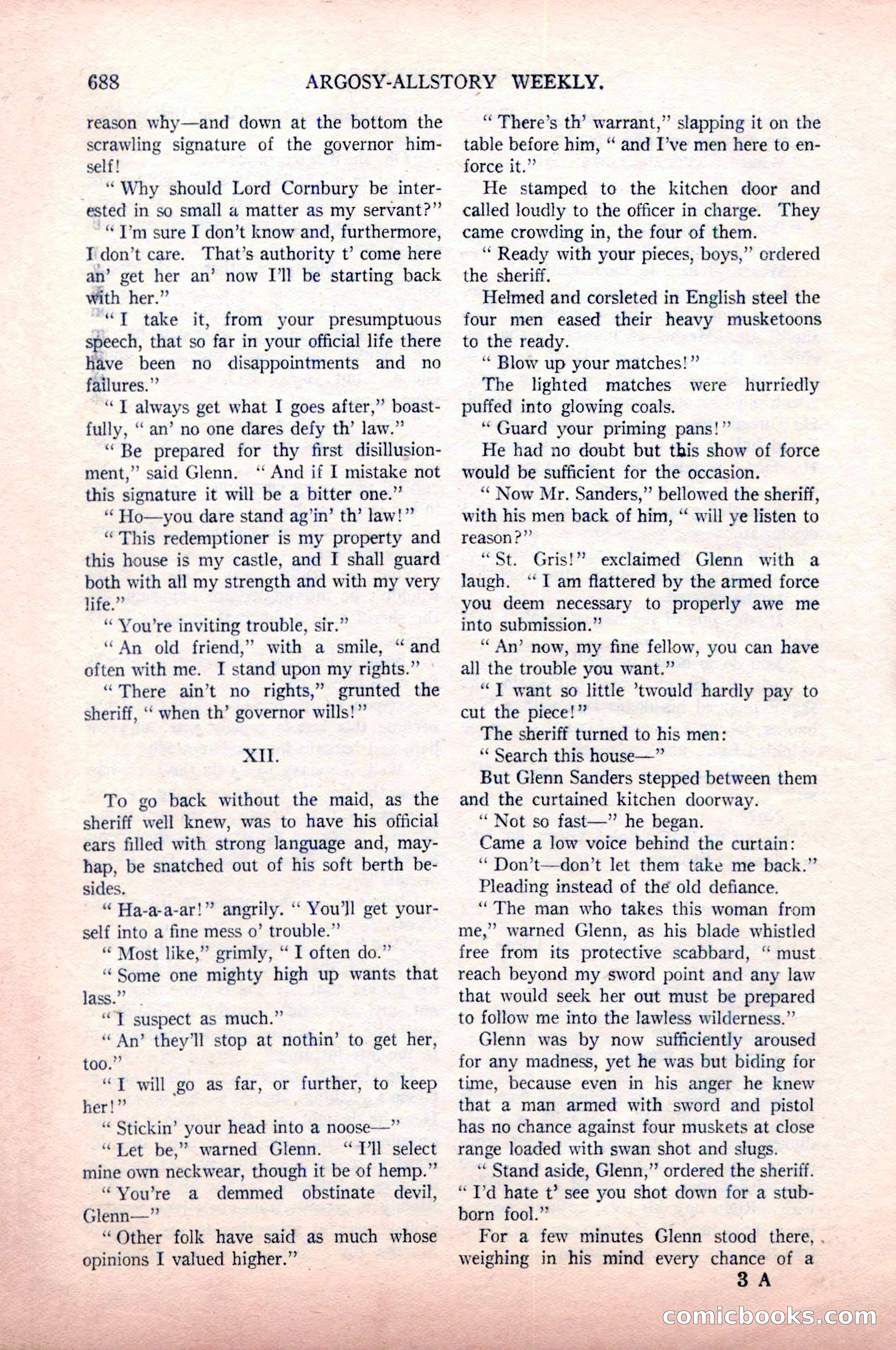 Argosy All-Story Weekly, May 9, 1925 — page 58 of 176