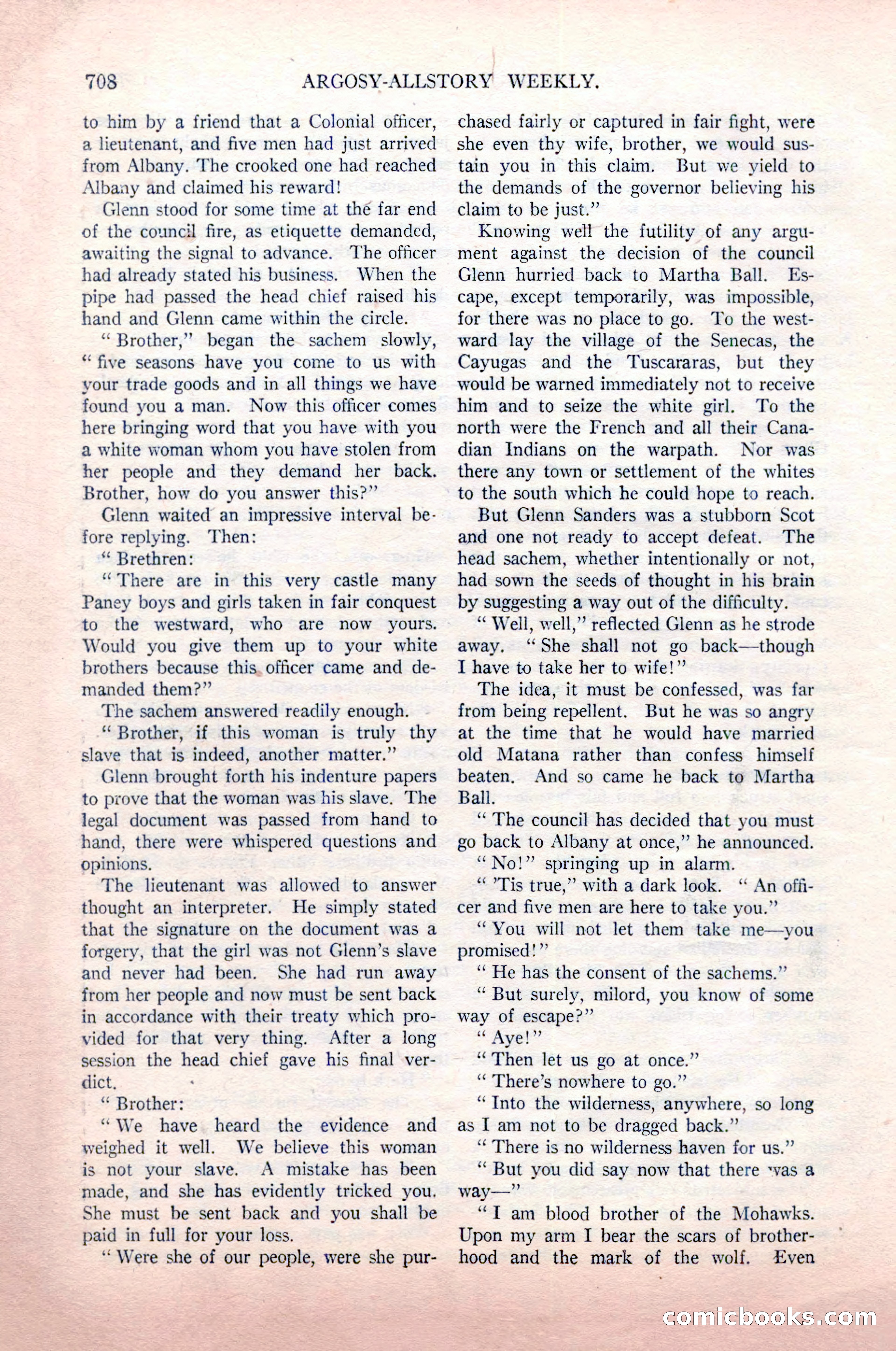 Argosy All-Story Weekly, May 9, 1925 — page 78 of 176