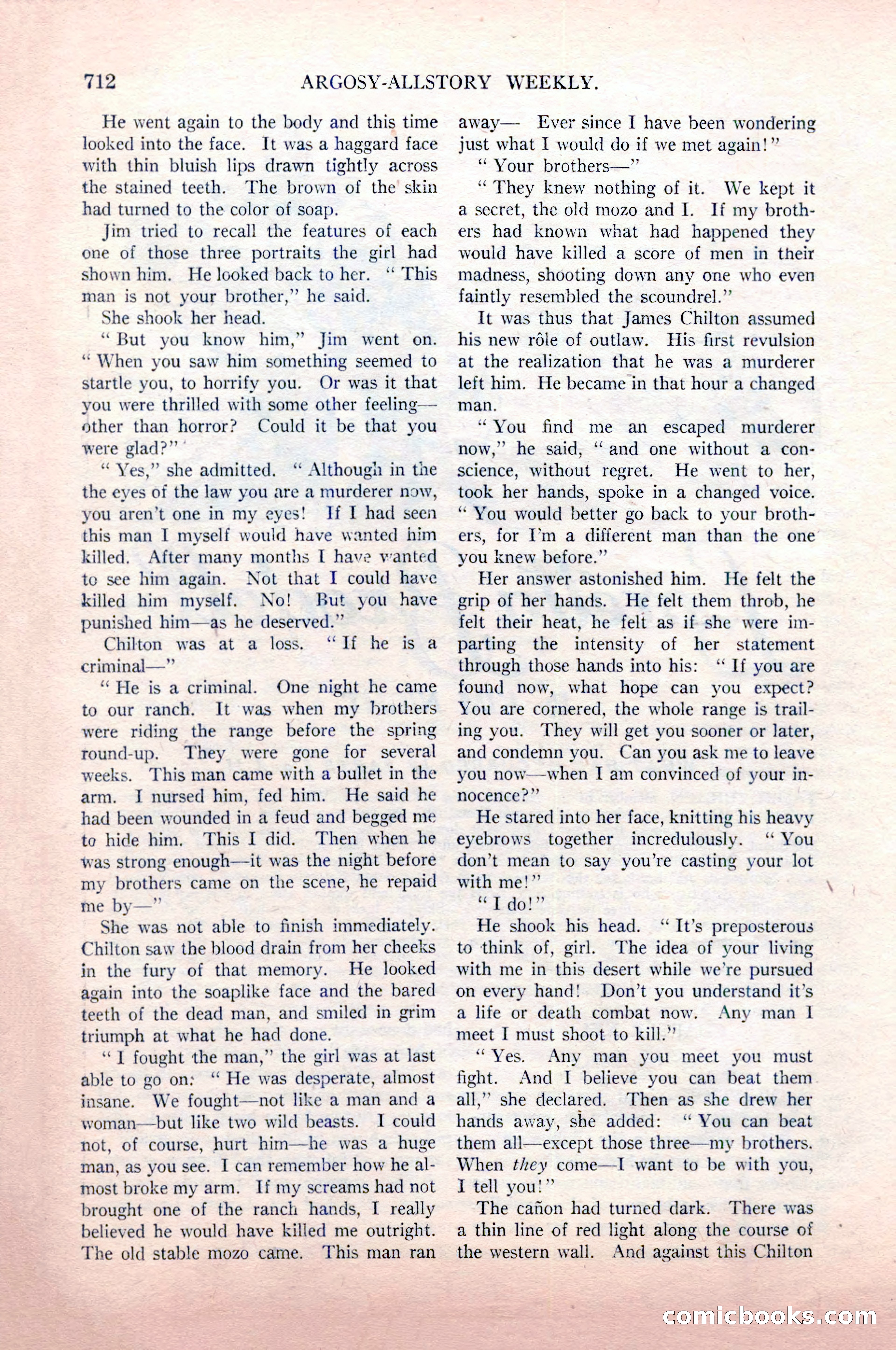 Argosy All-Story Weekly, May 9, 1925 — page 82 of 176