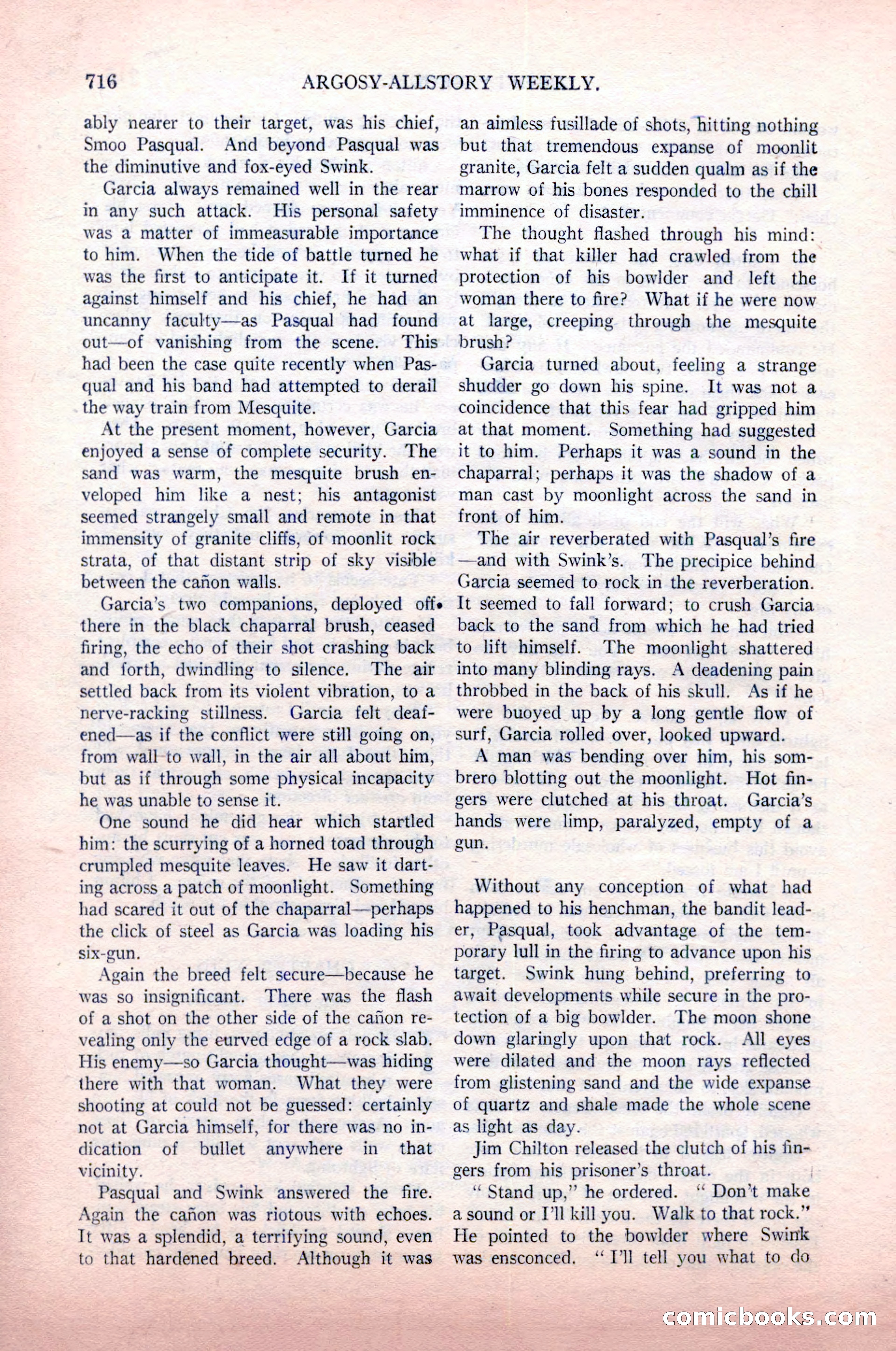 Argosy All-Story Weekly, May 9, 1925 — page 86 of 176