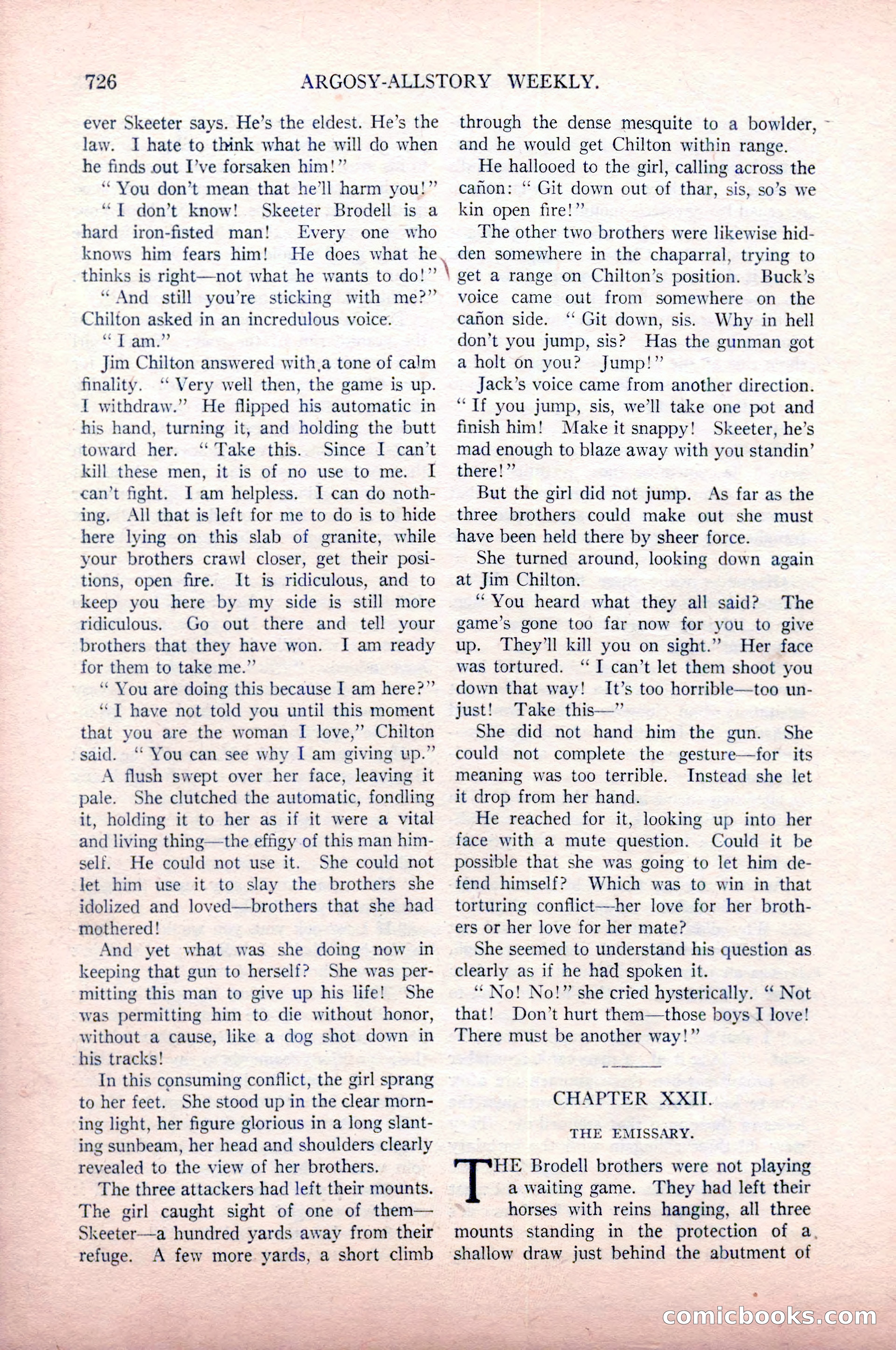 Argosy All-Story Weekly, May 9, 1925 — page 96 of 176