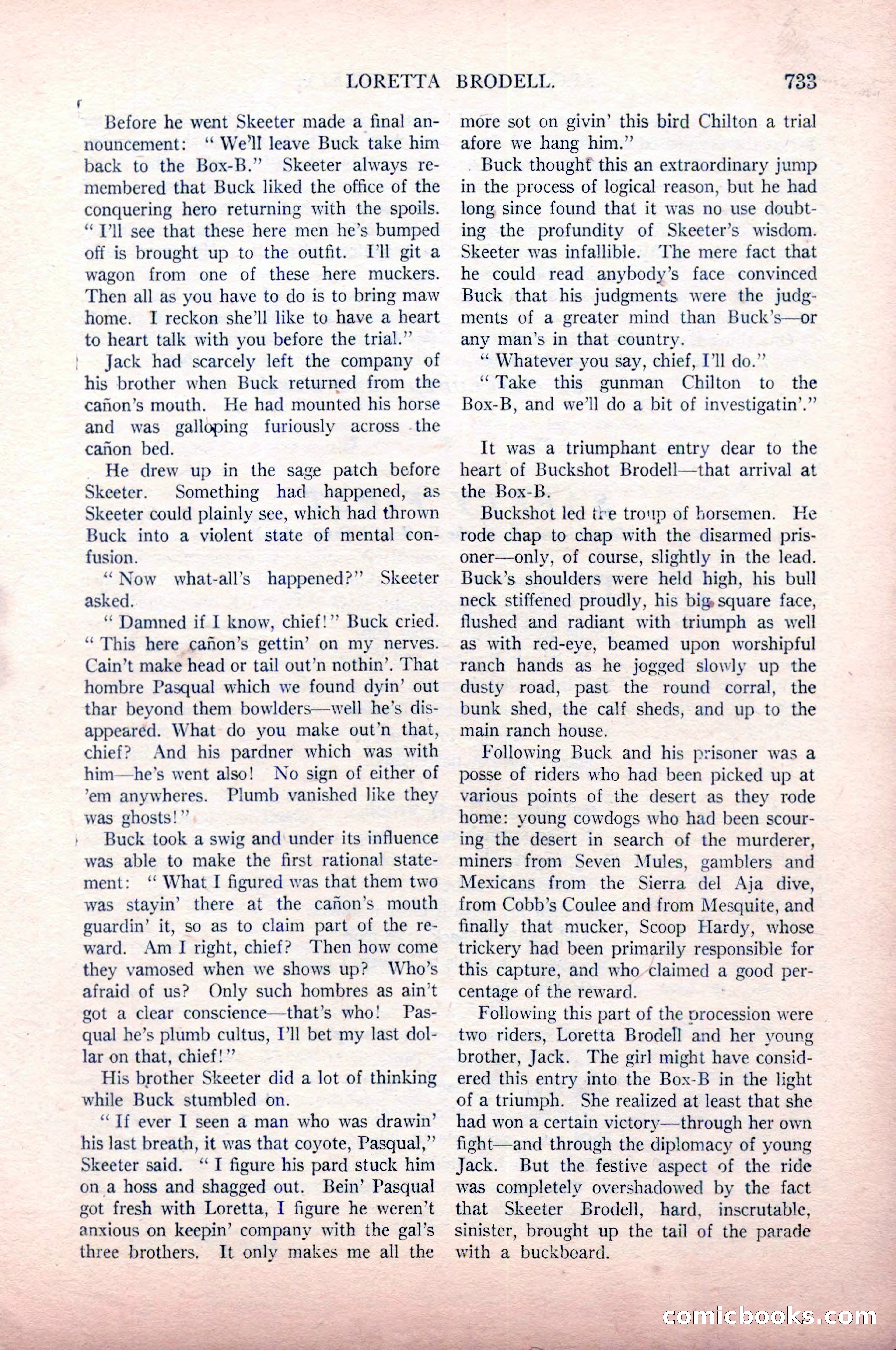 Argosy All-Story Weekly, May 9, 1925 — page 103 of 176