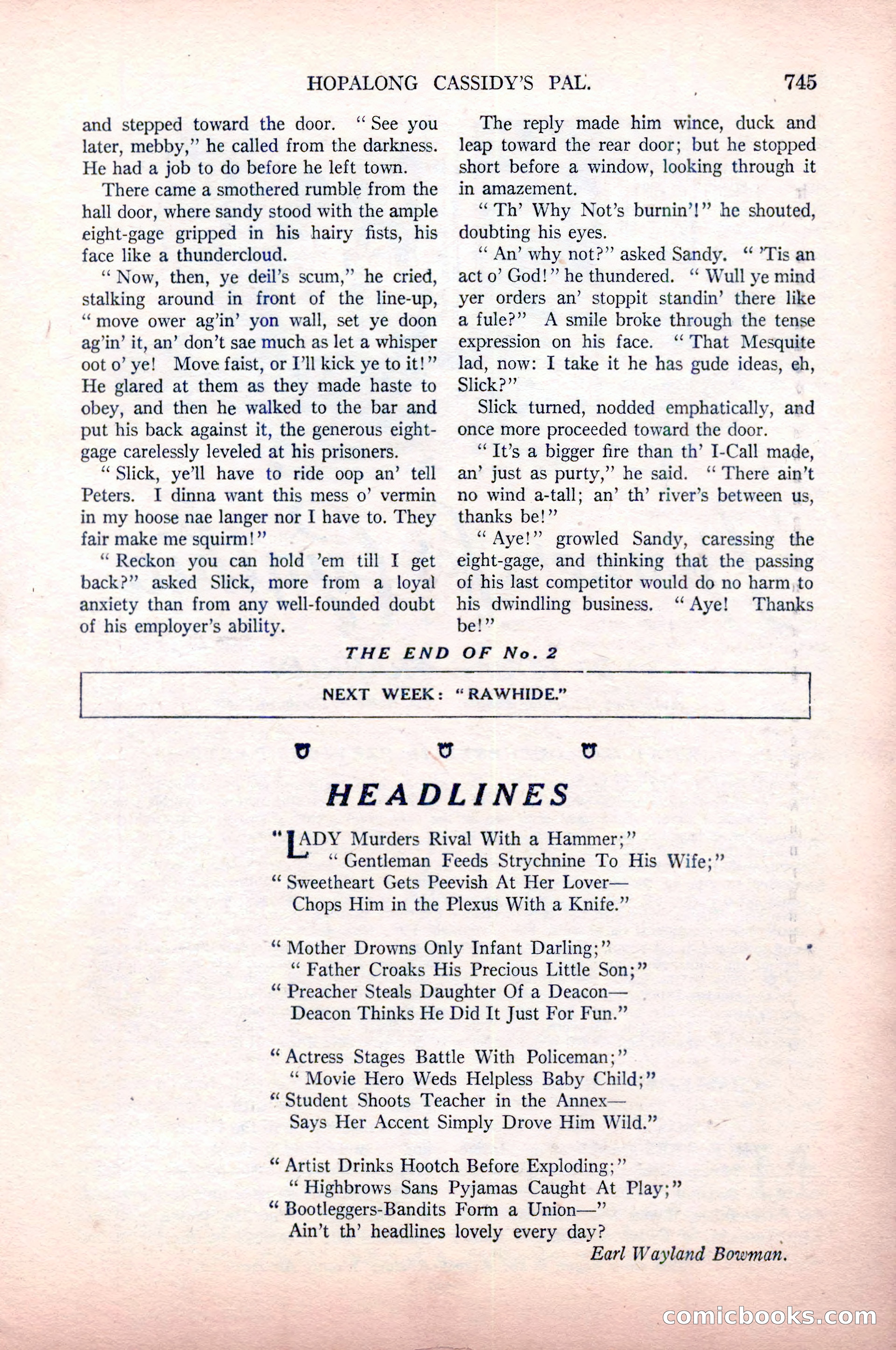Argosy All-Story Weekly, May 9, 1925 — page 115 of 176