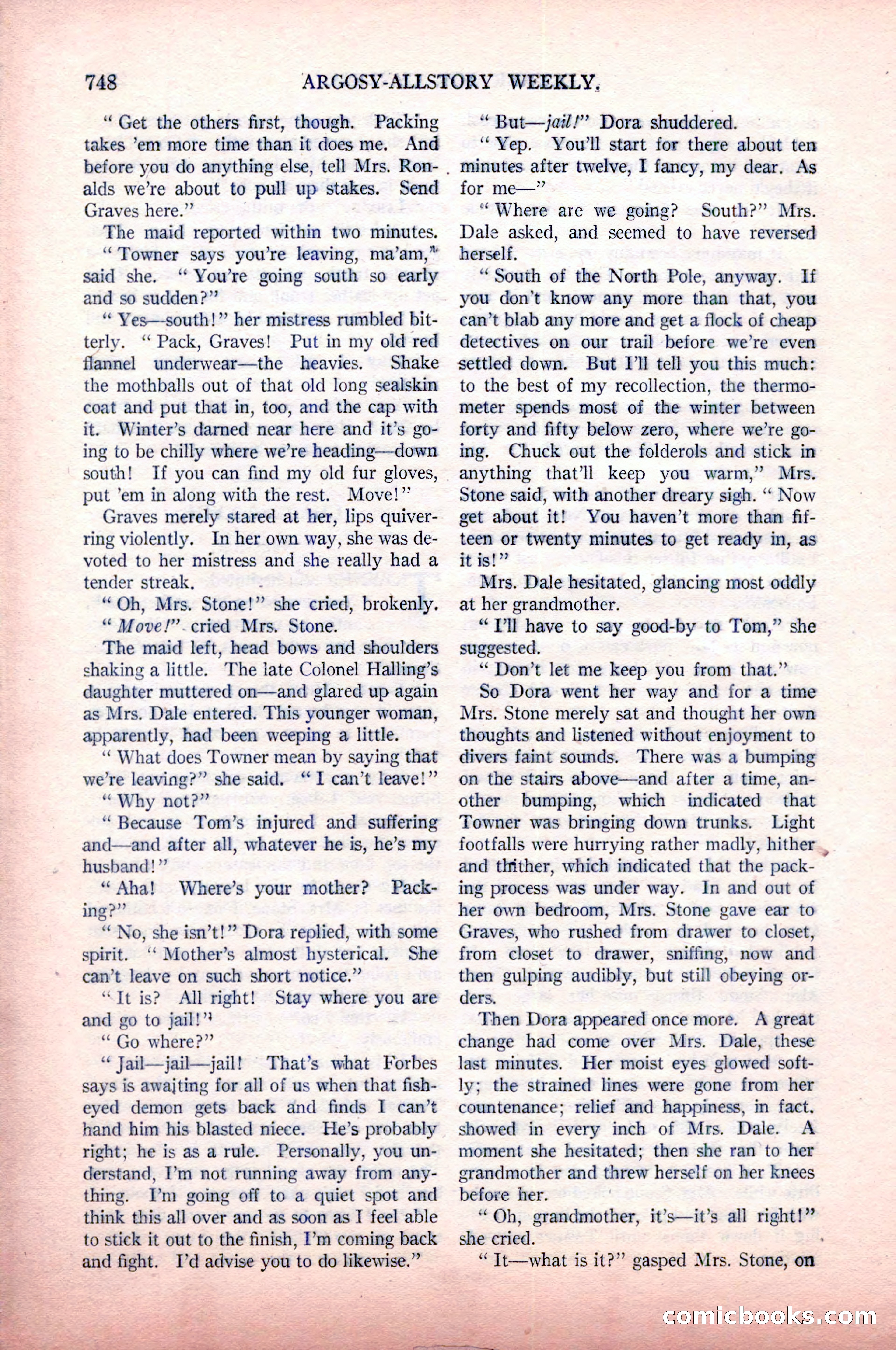 Argosy All-Story Weekly, May 9, 1925 — page 118 of 176