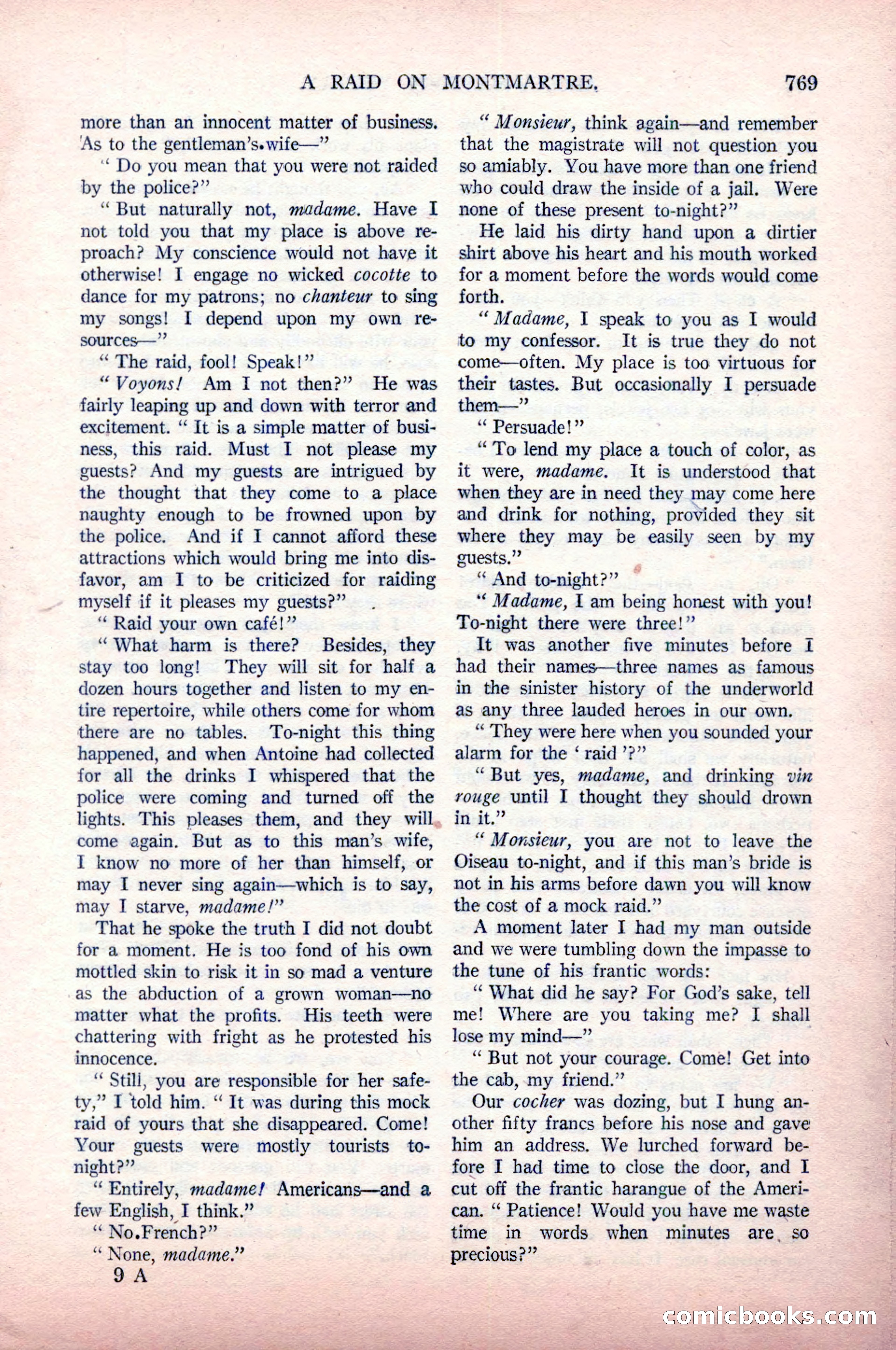 Argosy All-Story Weekly, May 9, 1925 — page 139 of 176