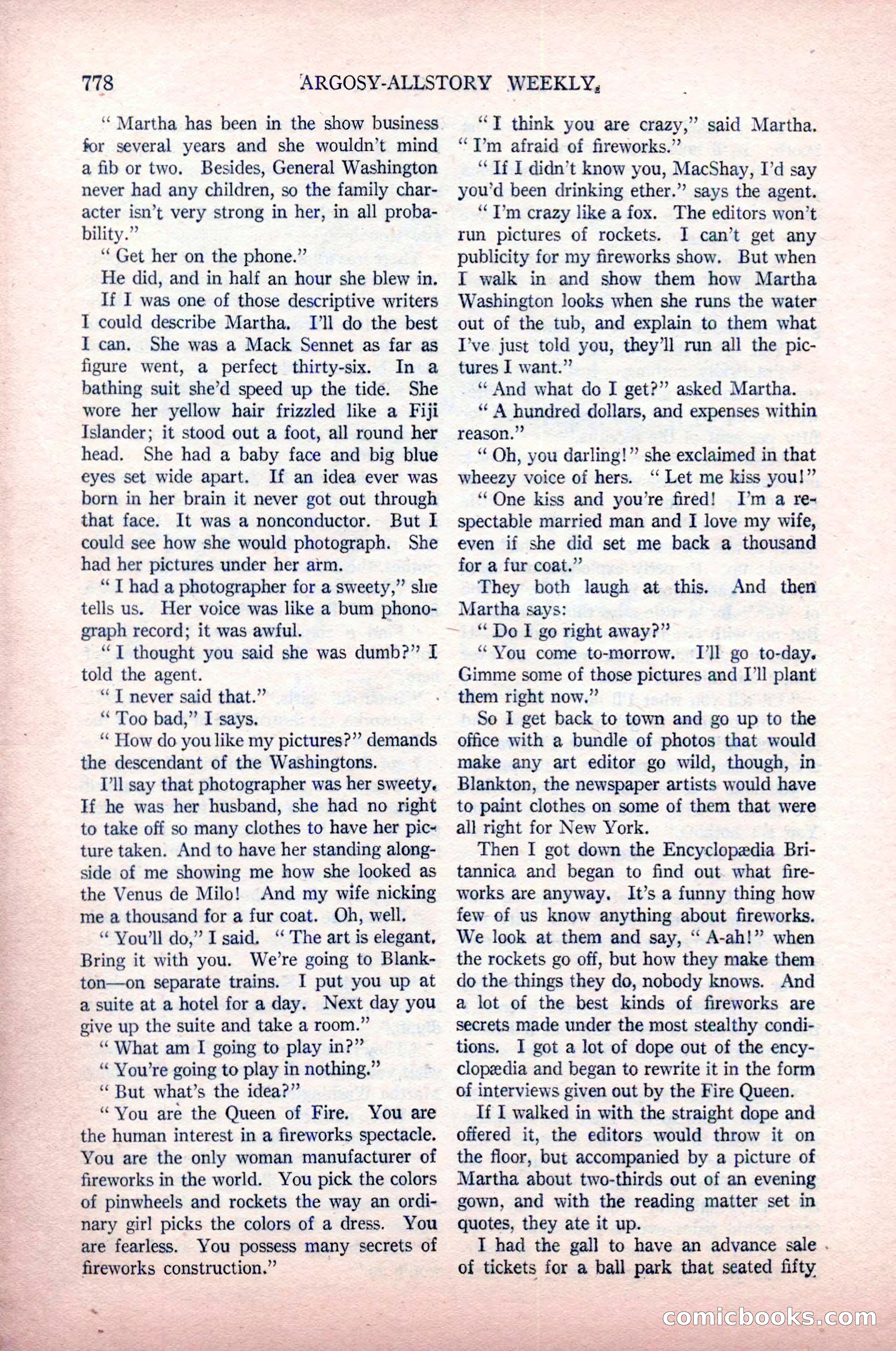 Argosy All-Story Weekly, May 9, 1925 — page 148 of 176