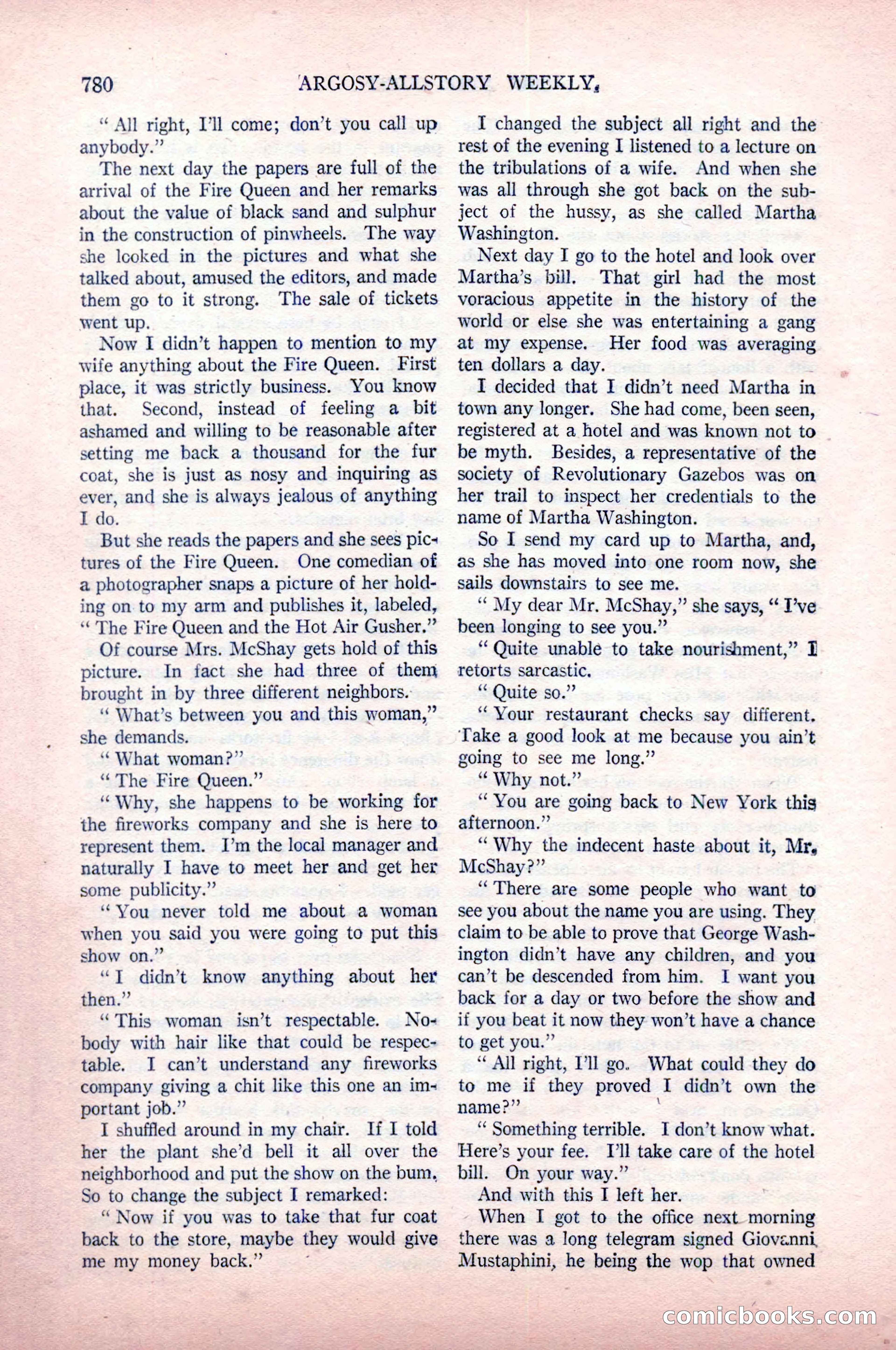 Argosy All-Story Weekly, May 9, 1925 — page 150 of 176