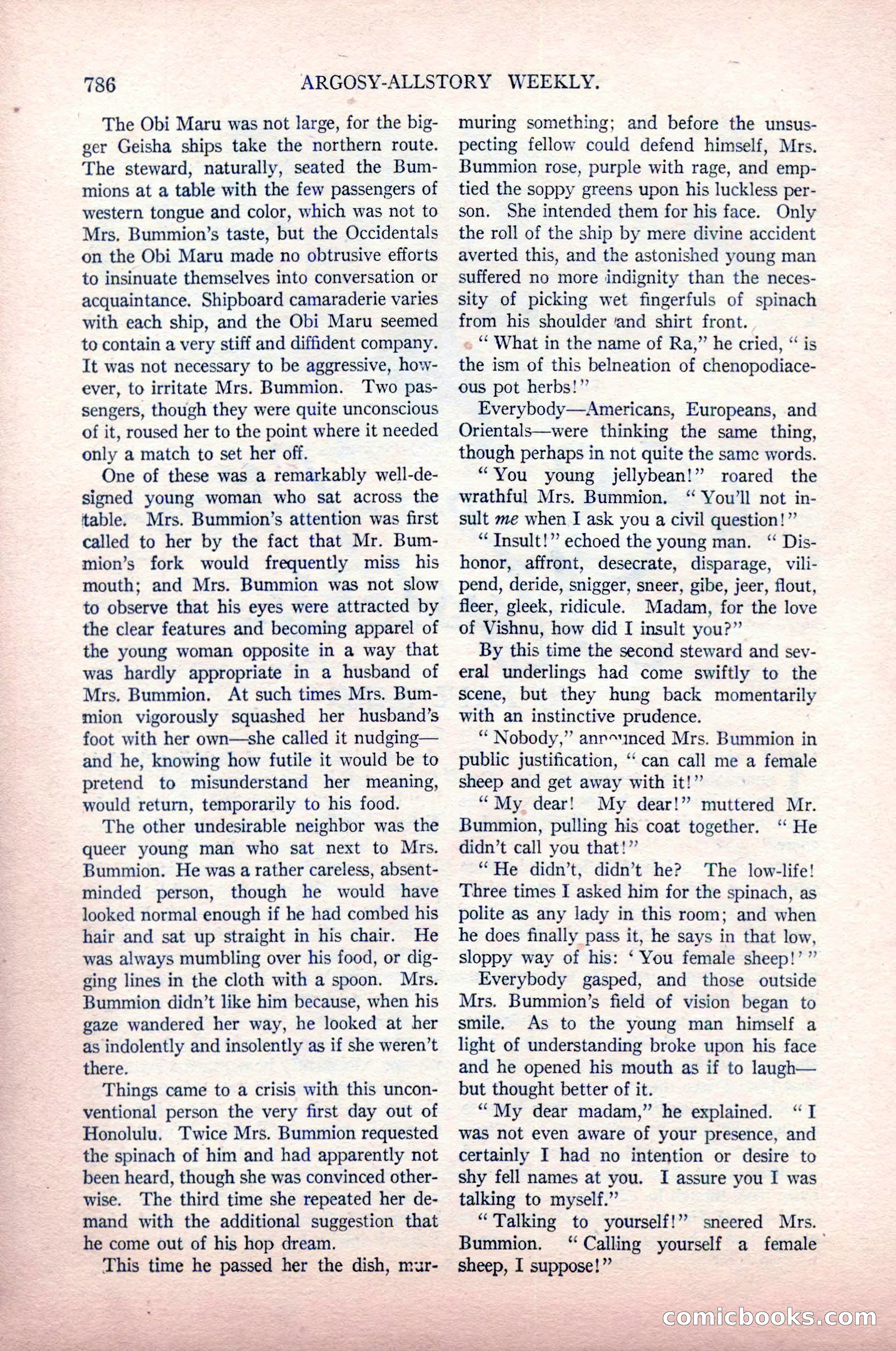 Argosy All-Story Weekly, May 9, 1925 — page 156 of 176