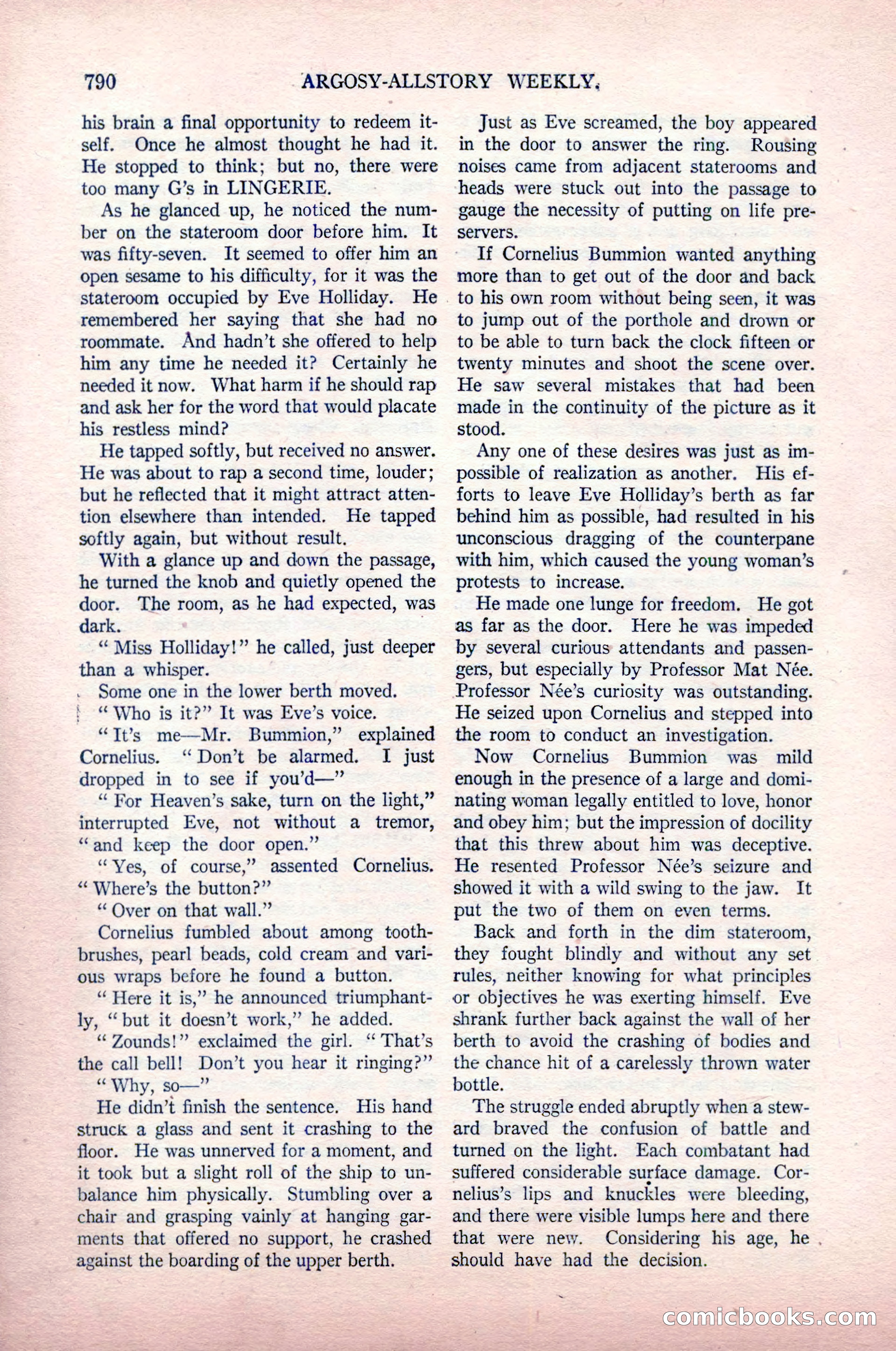 Argosy All-Story Weekly, May 9, 1925 — page 160 of 176