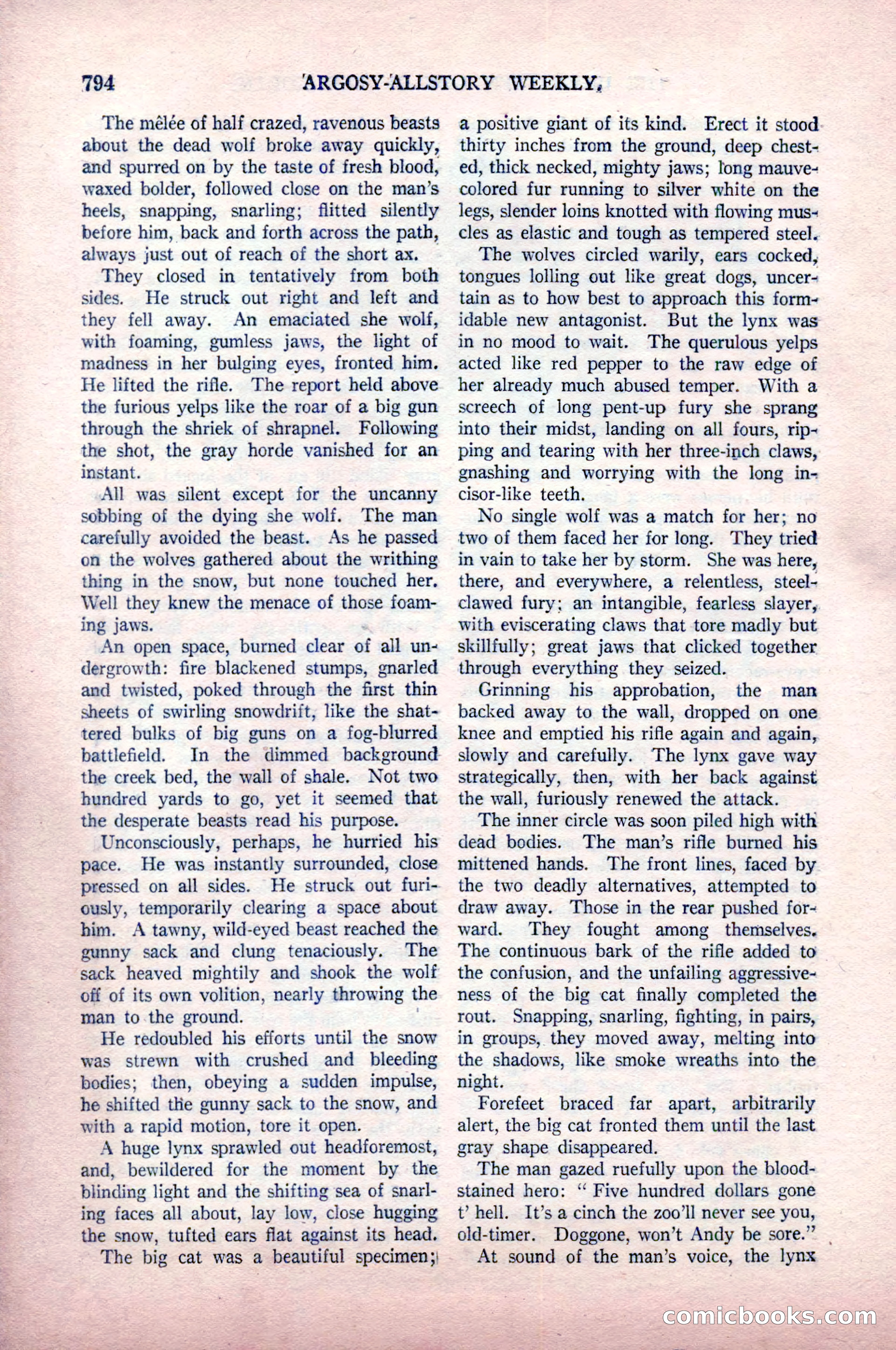 Argosy All-Story Weekly, May 9, 1925 — page 164 of 176