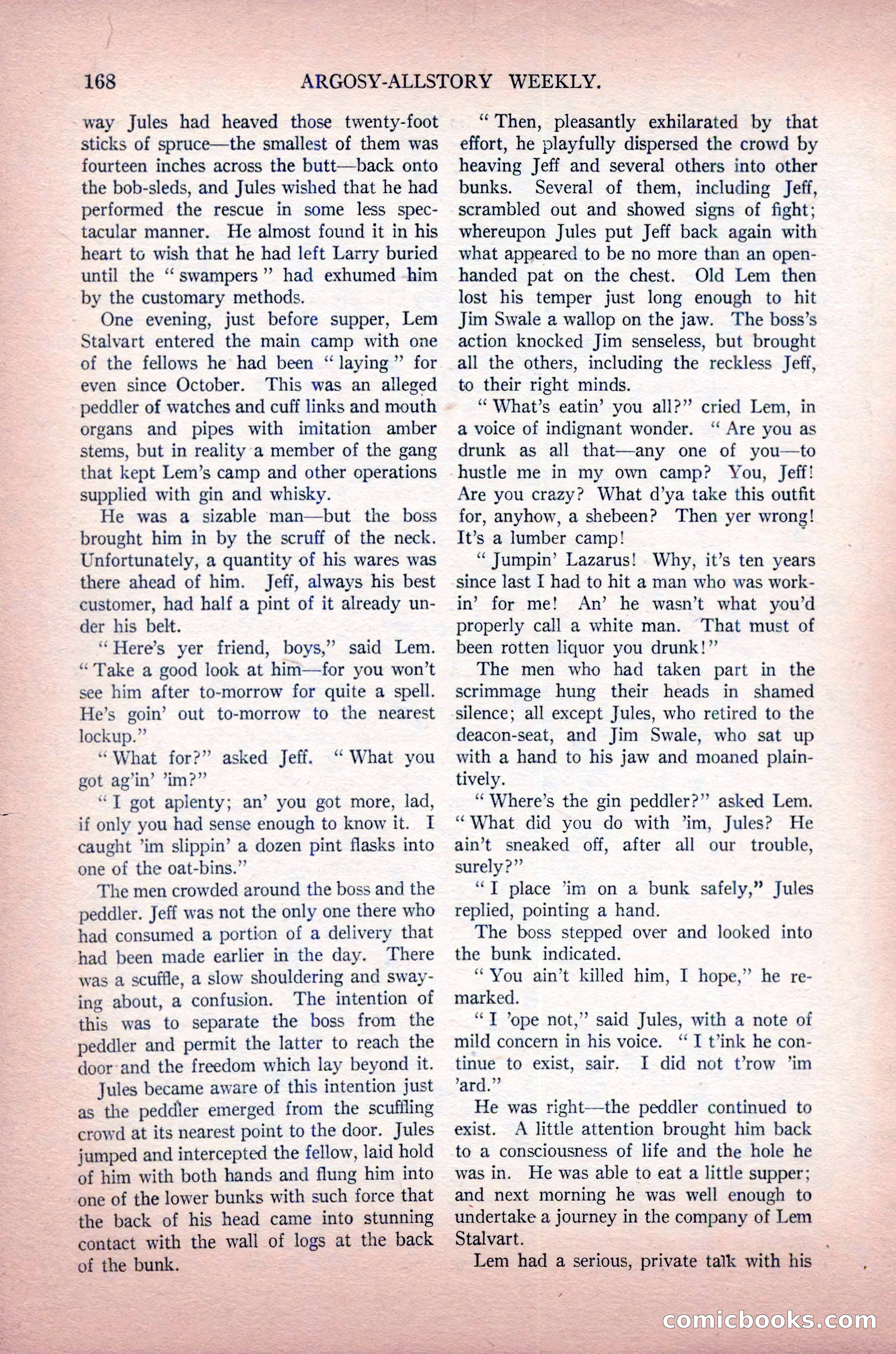 Argosy All-Story Weekly, May 30, 1925 — page 14 of 168
