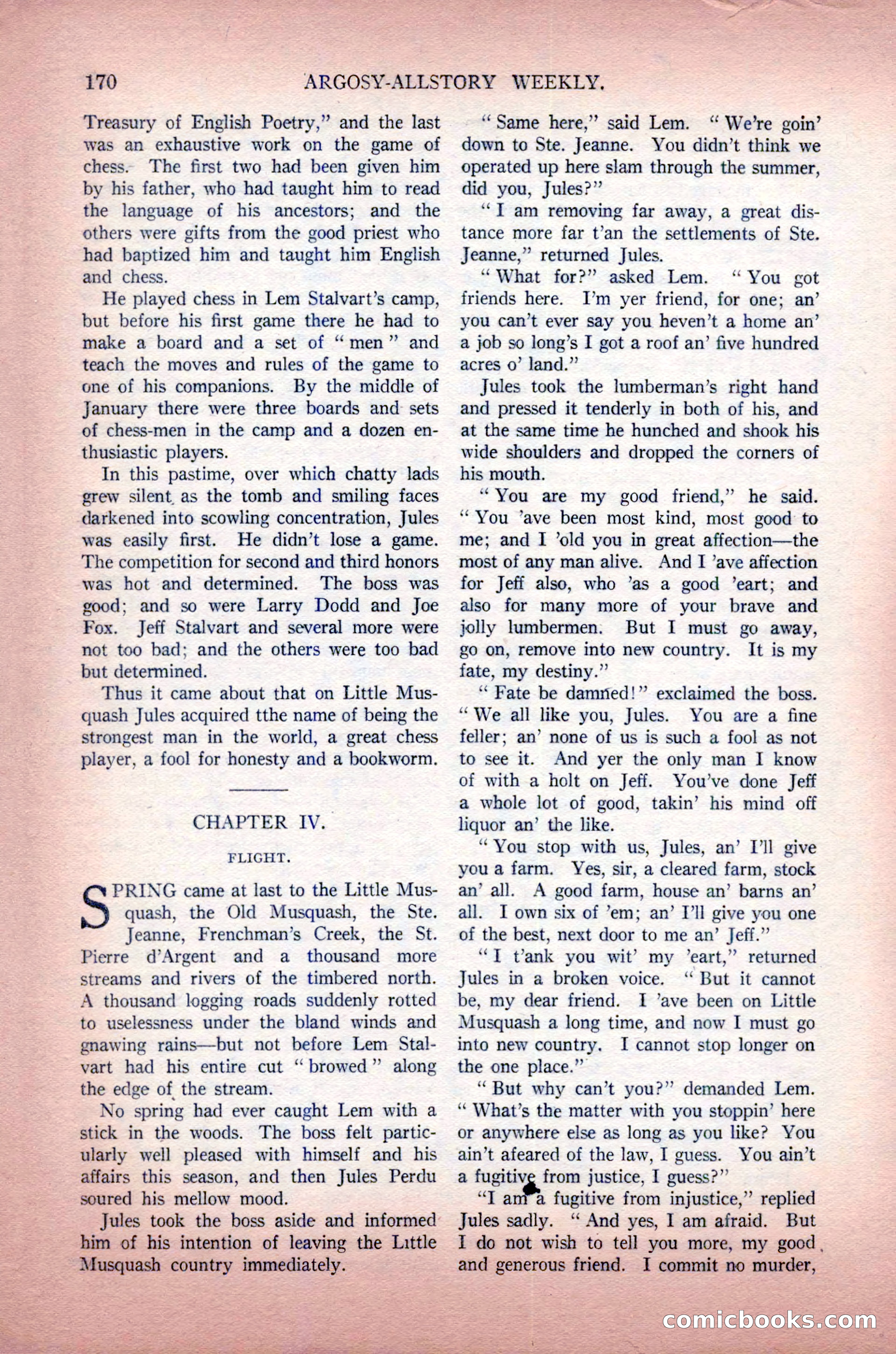 Argosy All-Story Weekly, May 30, 1925 — page 16 of 168
