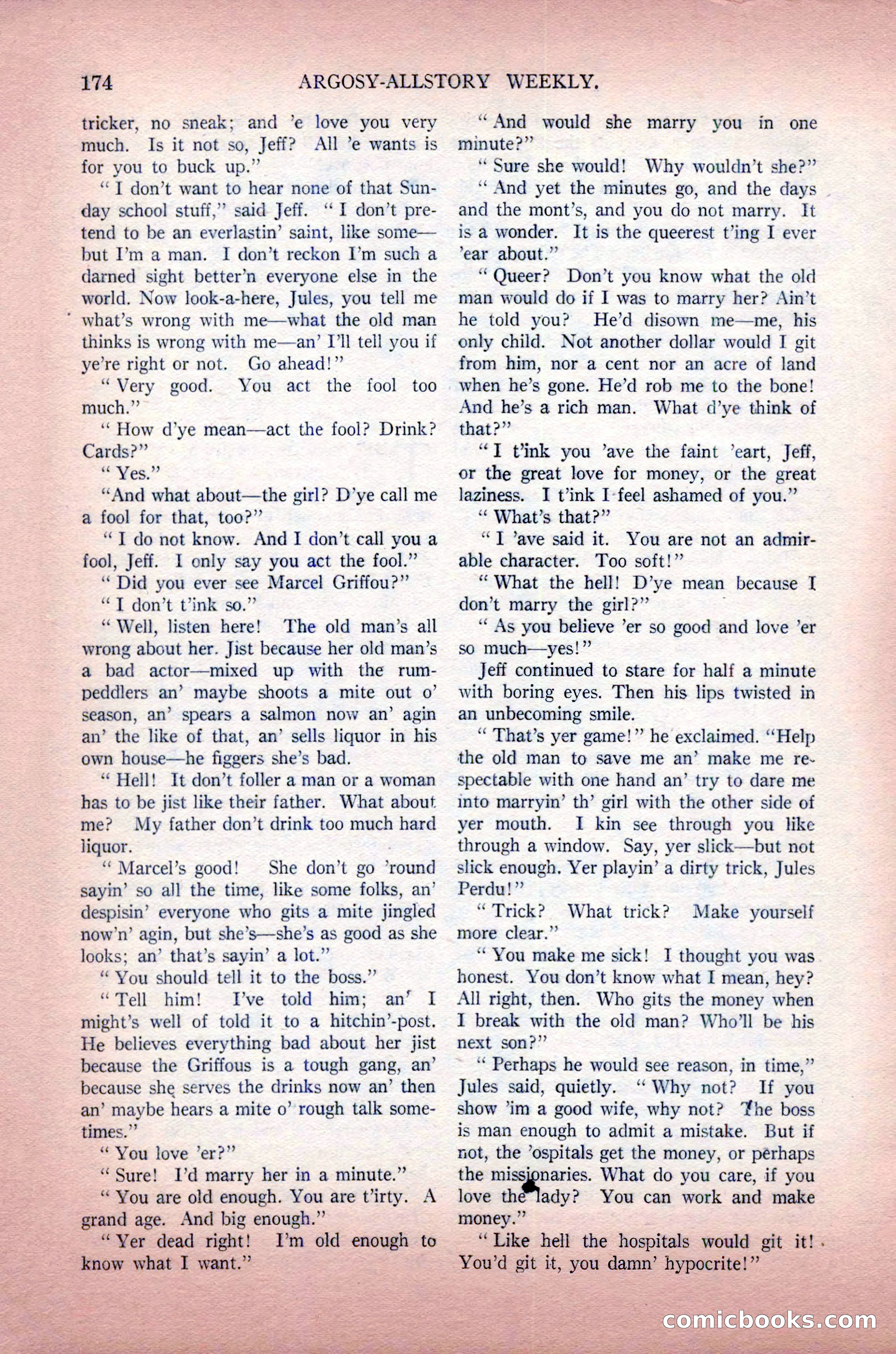 Argosy All-Story Weekly, May 30, 1925 — page 20 of 168