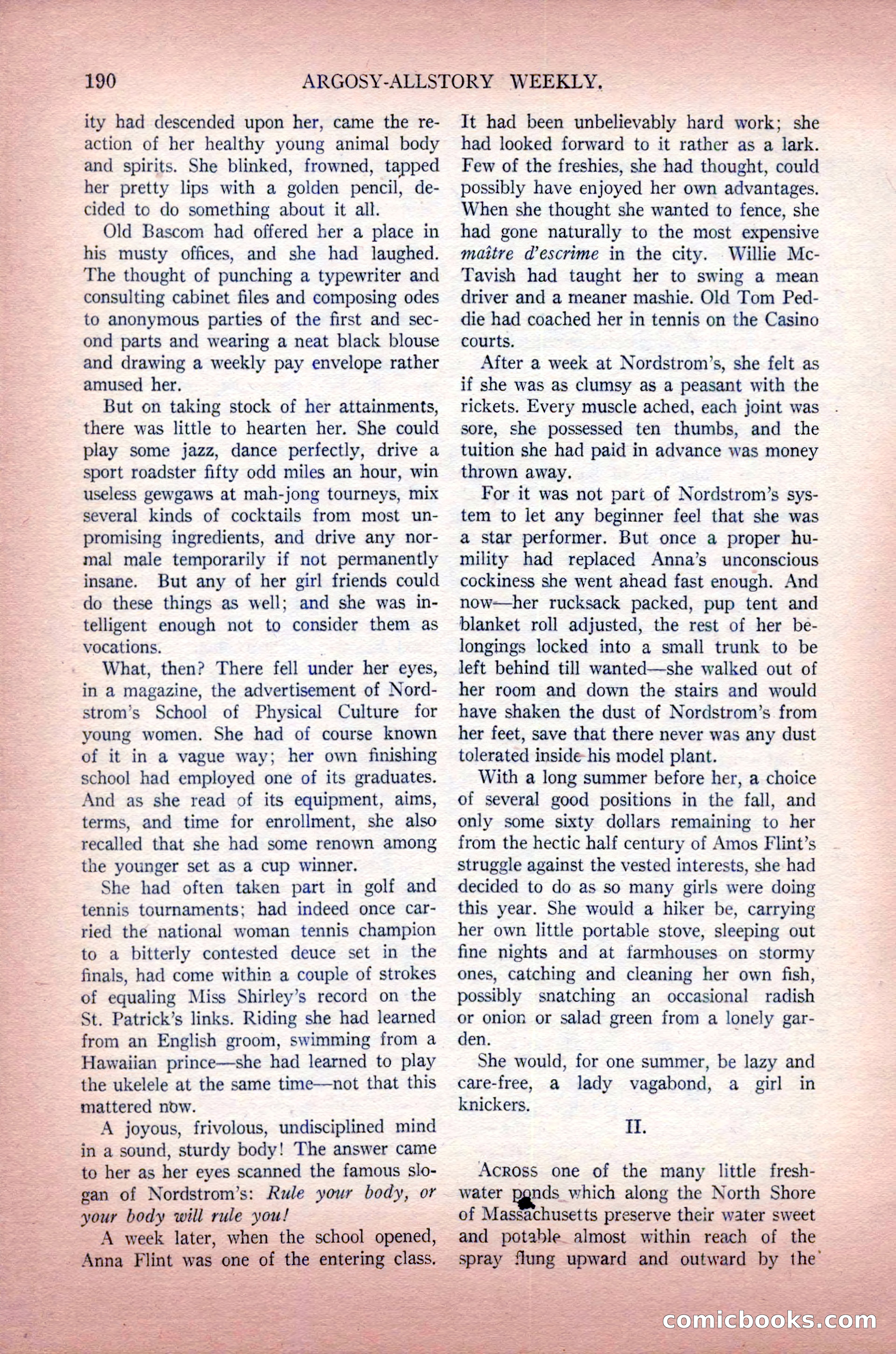 Argosy All-Story Weekly, May 30, 1925 — page 36 of 168