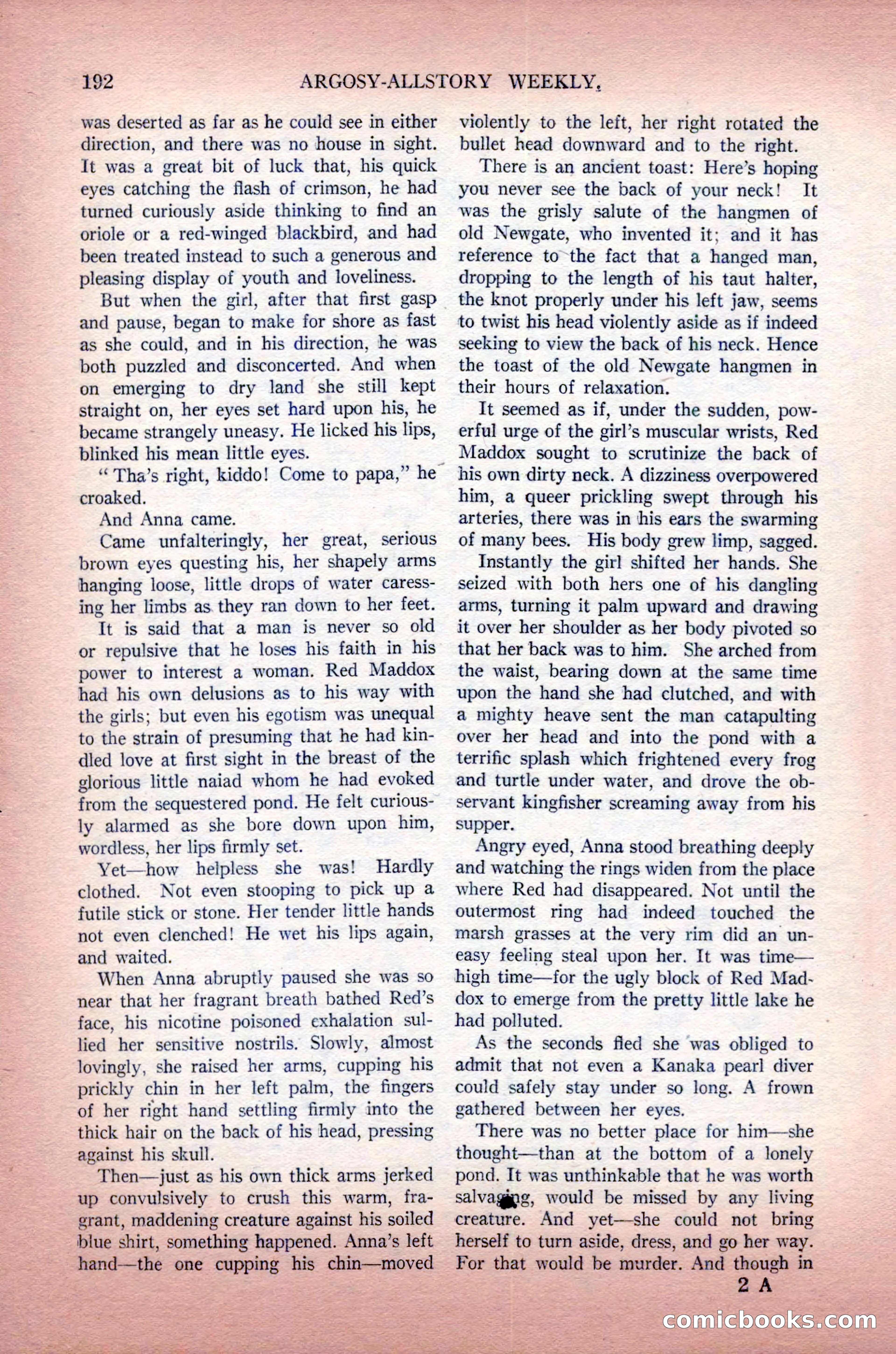 Argosy All-Story Weekly, May 30, 1925 — page 38 of 168