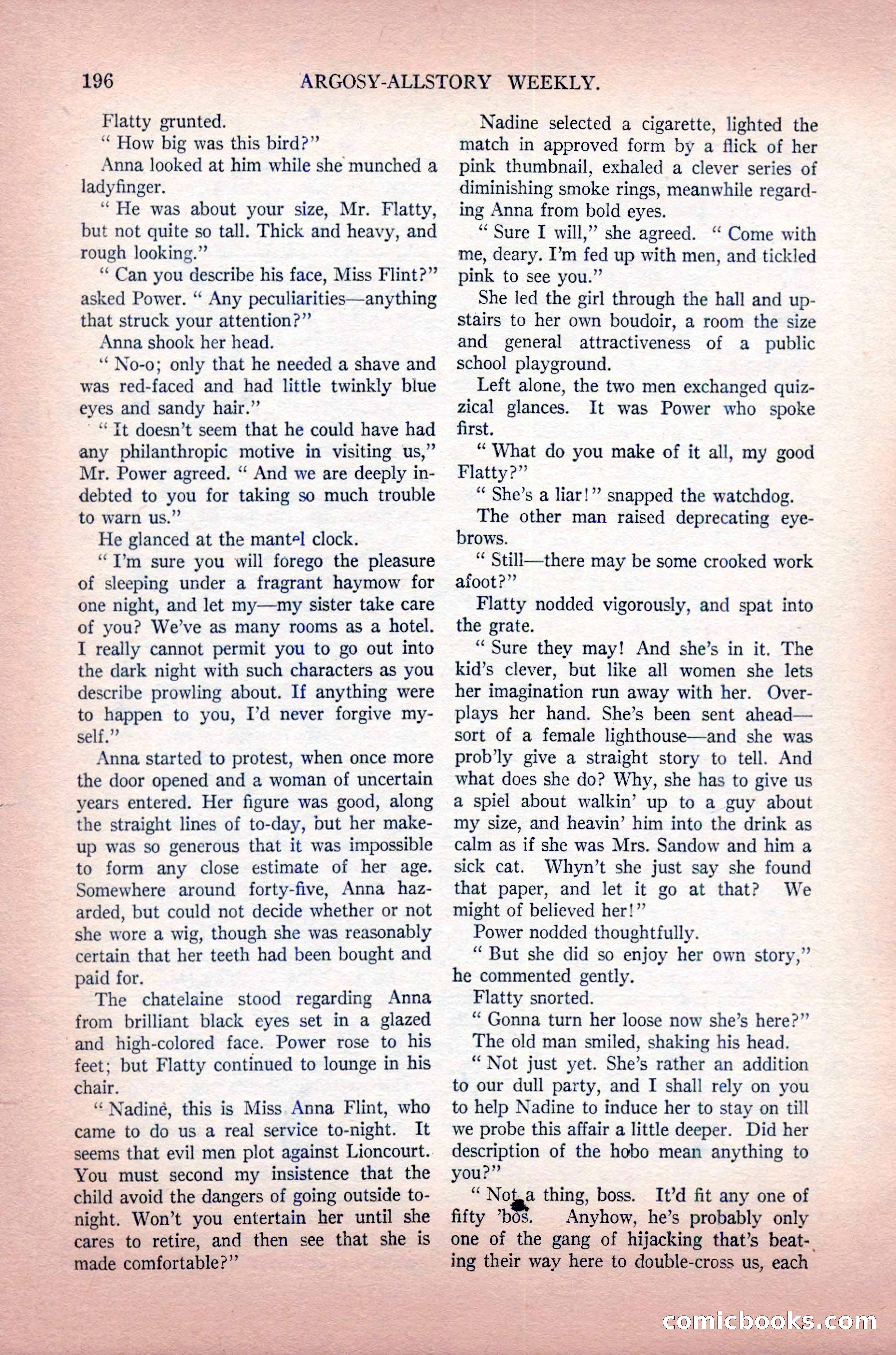 Argosy All-Story Weekly, May 30, 1925 — page 42 of 168