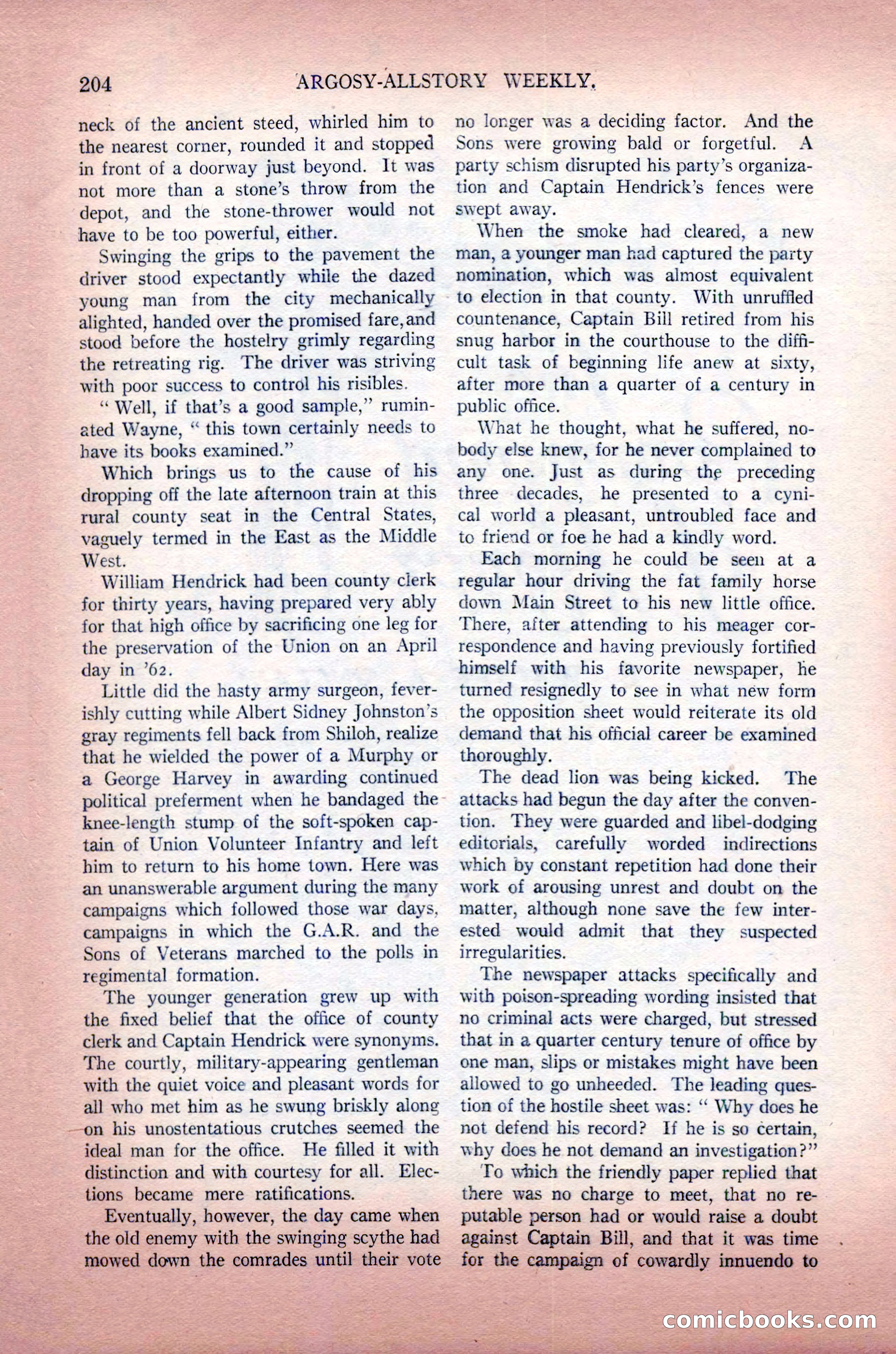 Argosy All-Story Weekly, May 30, 1925 — page 50 of 168