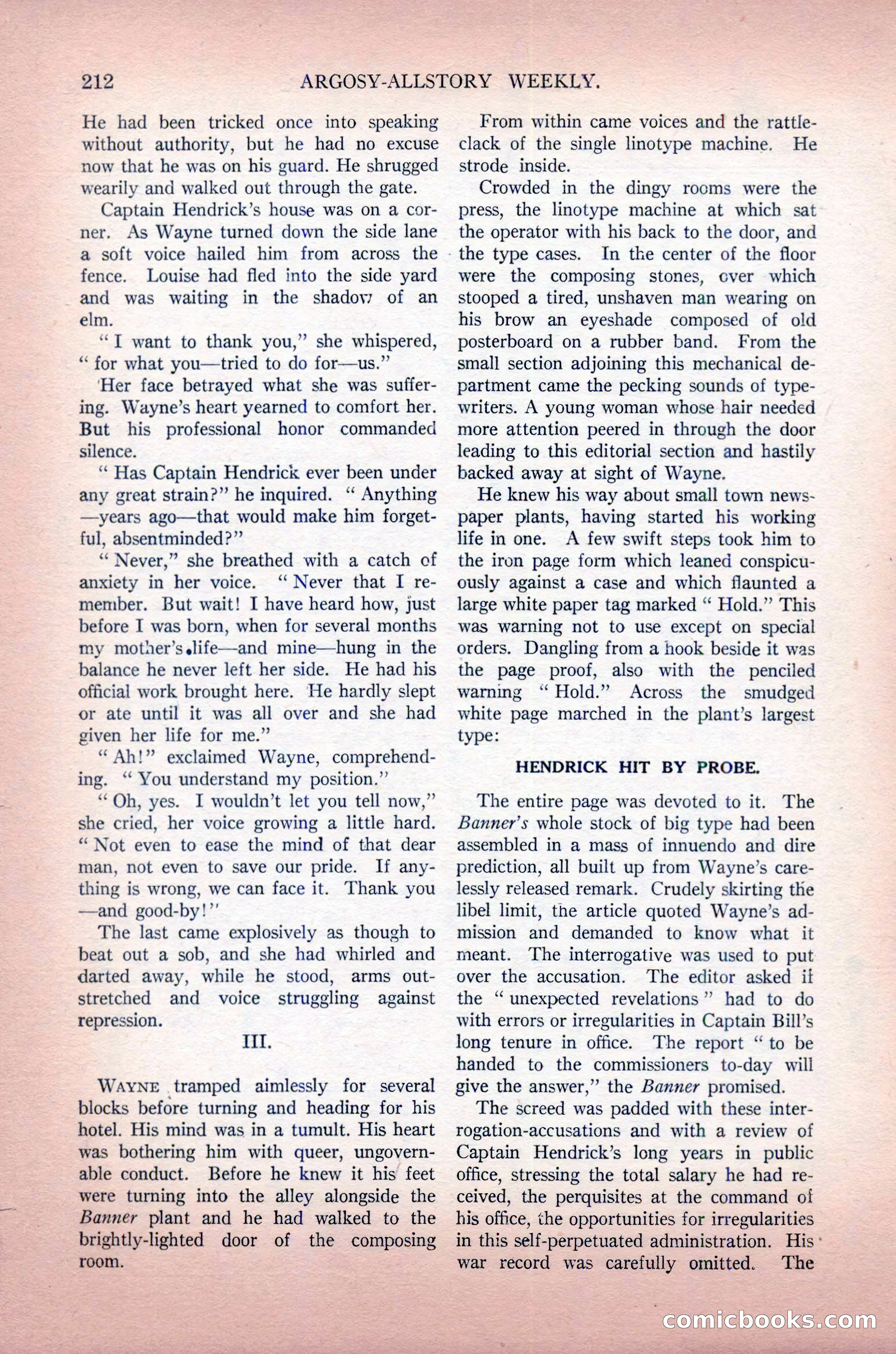 Argosy All-Story Weekly, May 30, 1925 — page 58 of 168