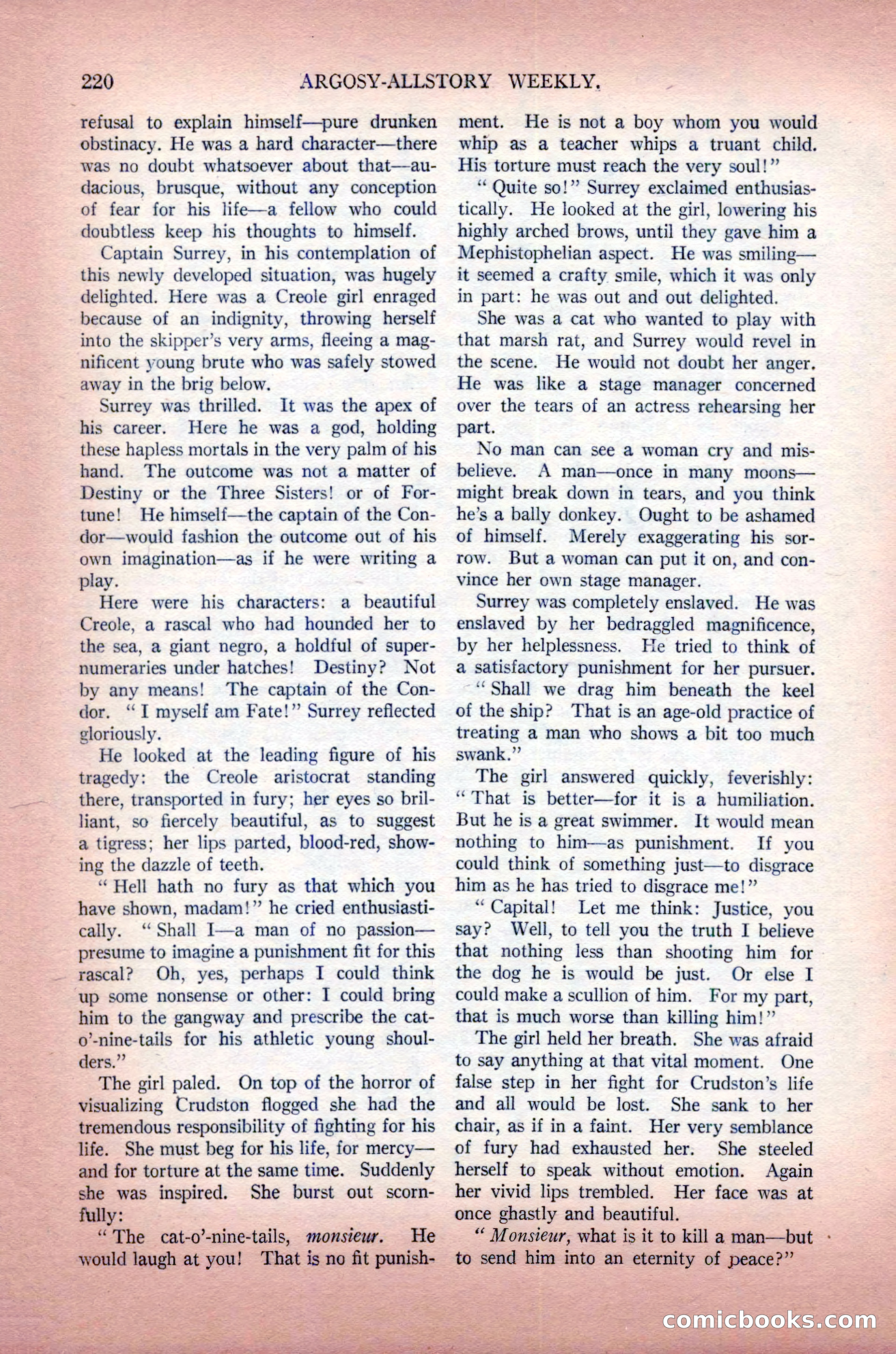 Argosy All-Story Weekly, May 30, 1925 — page 66 of 168