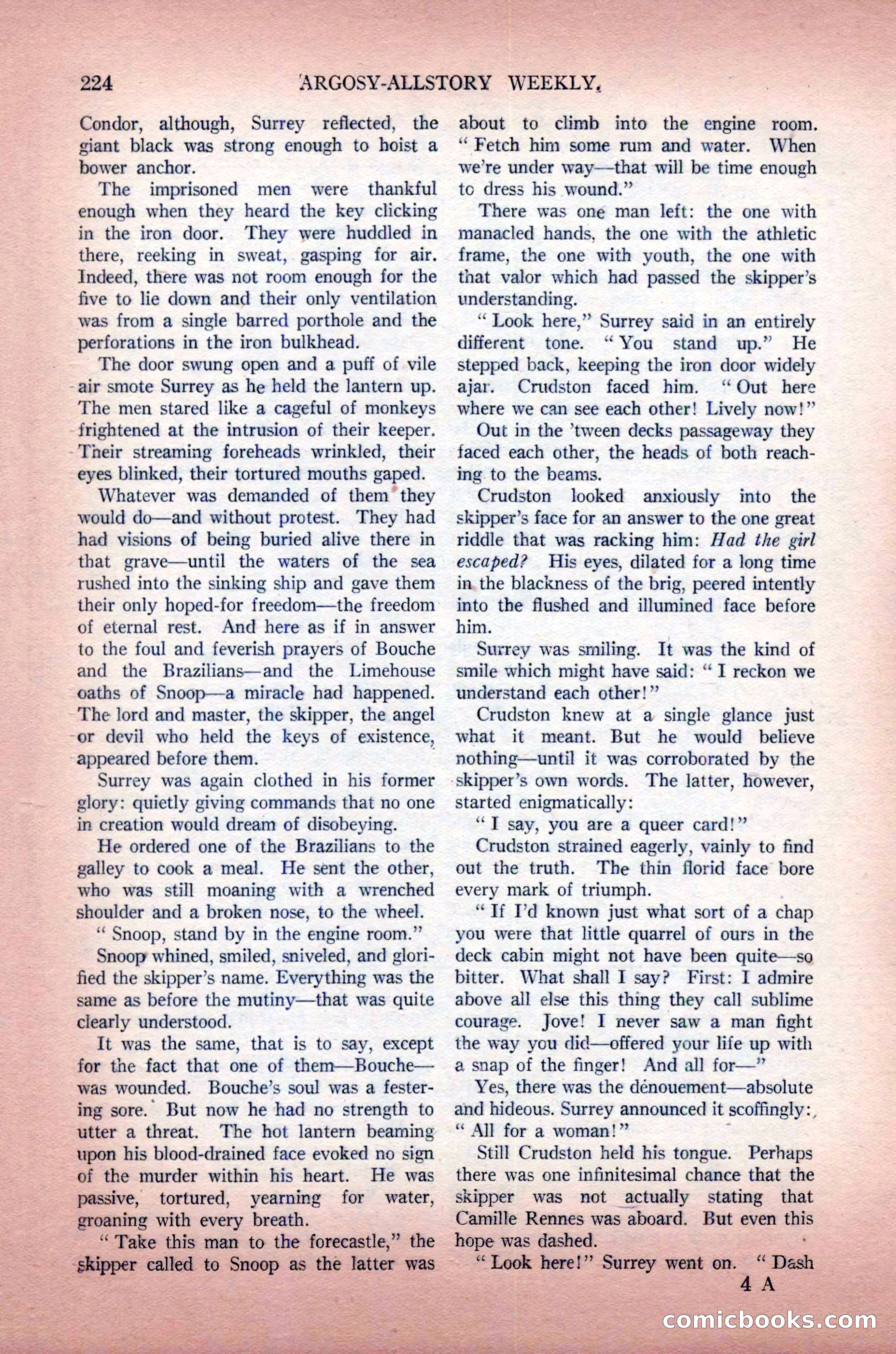 Argosy All-Story Weekly, May 30, 1925 — page 70 of 168